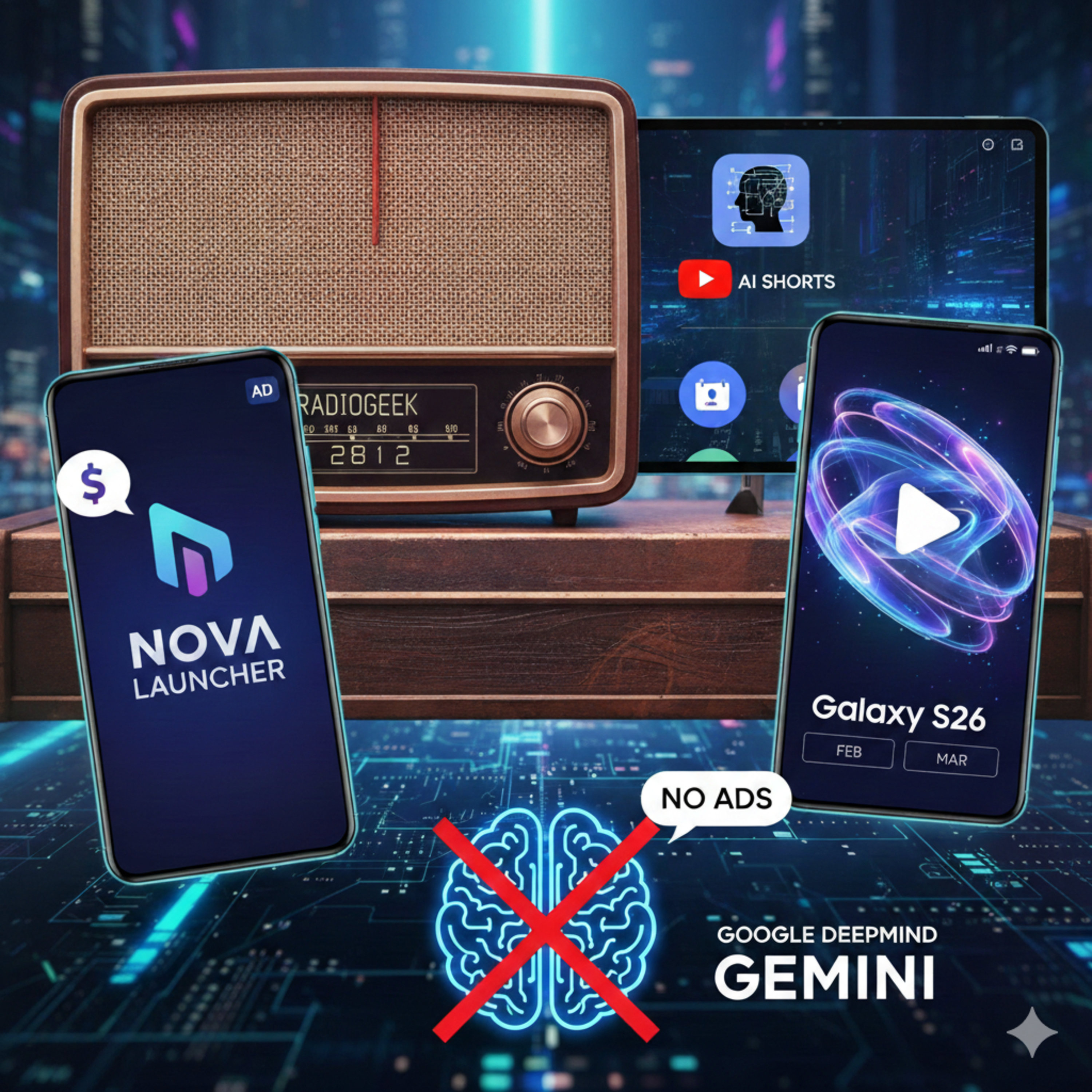 Radiogeek 2812 - Google confirma que Gemini no va tener publicidad a diferencia de ChatGPT episode artwork