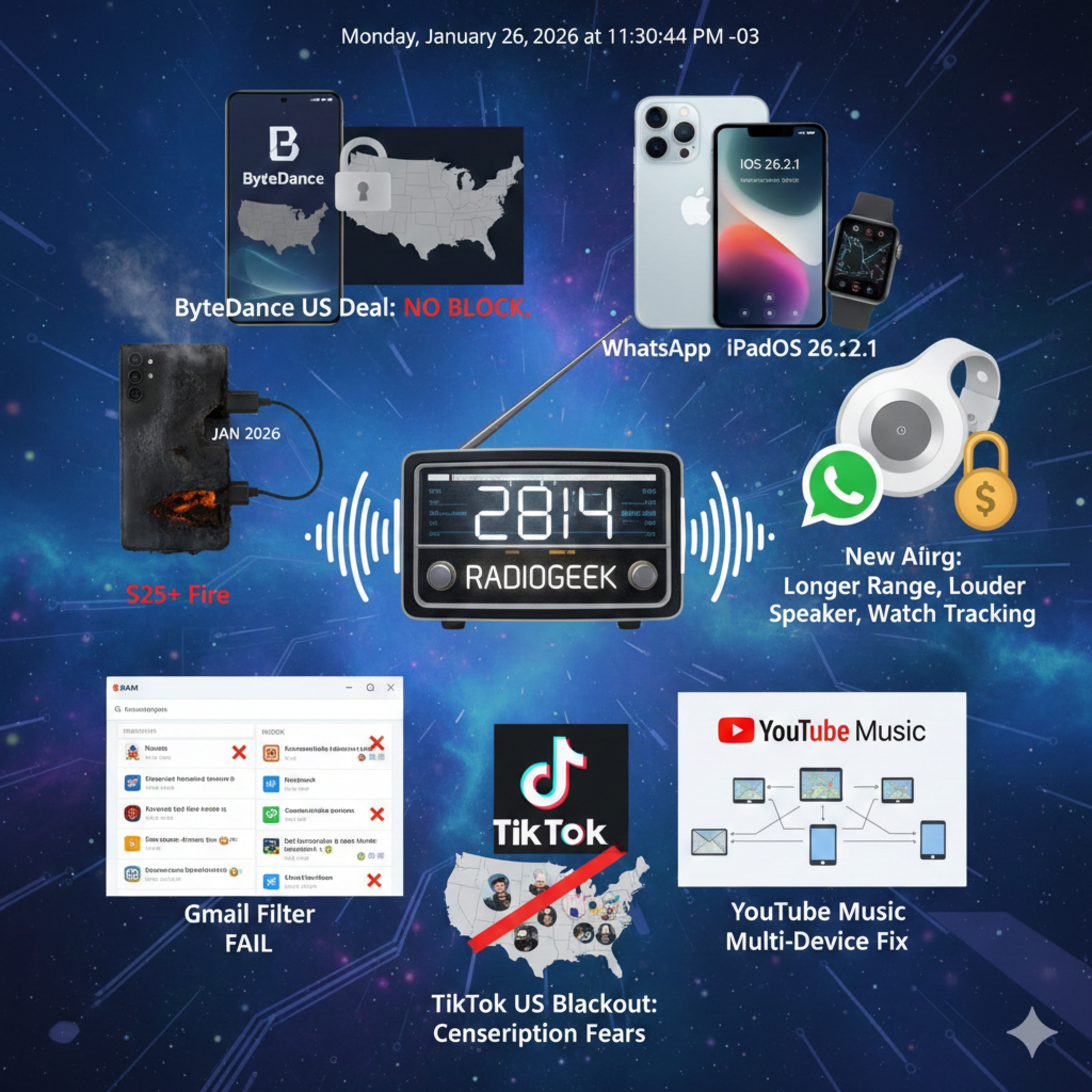 Radiogeek 2814 - WhatsApp vuelve en el tiempo al 2013 episode artwork