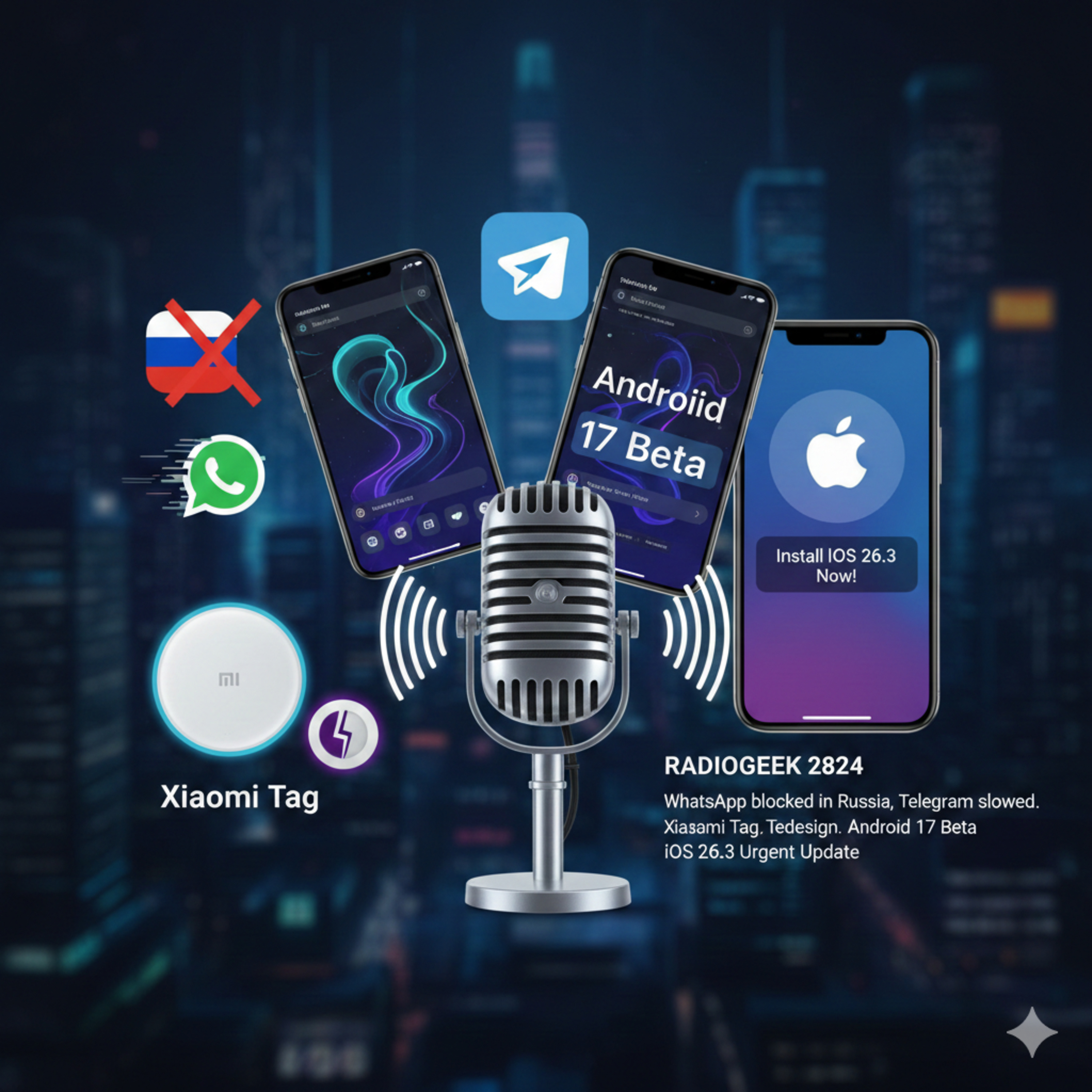 Radiogeek 2824 - WhastApp bloqueado en Rusia episode artwork