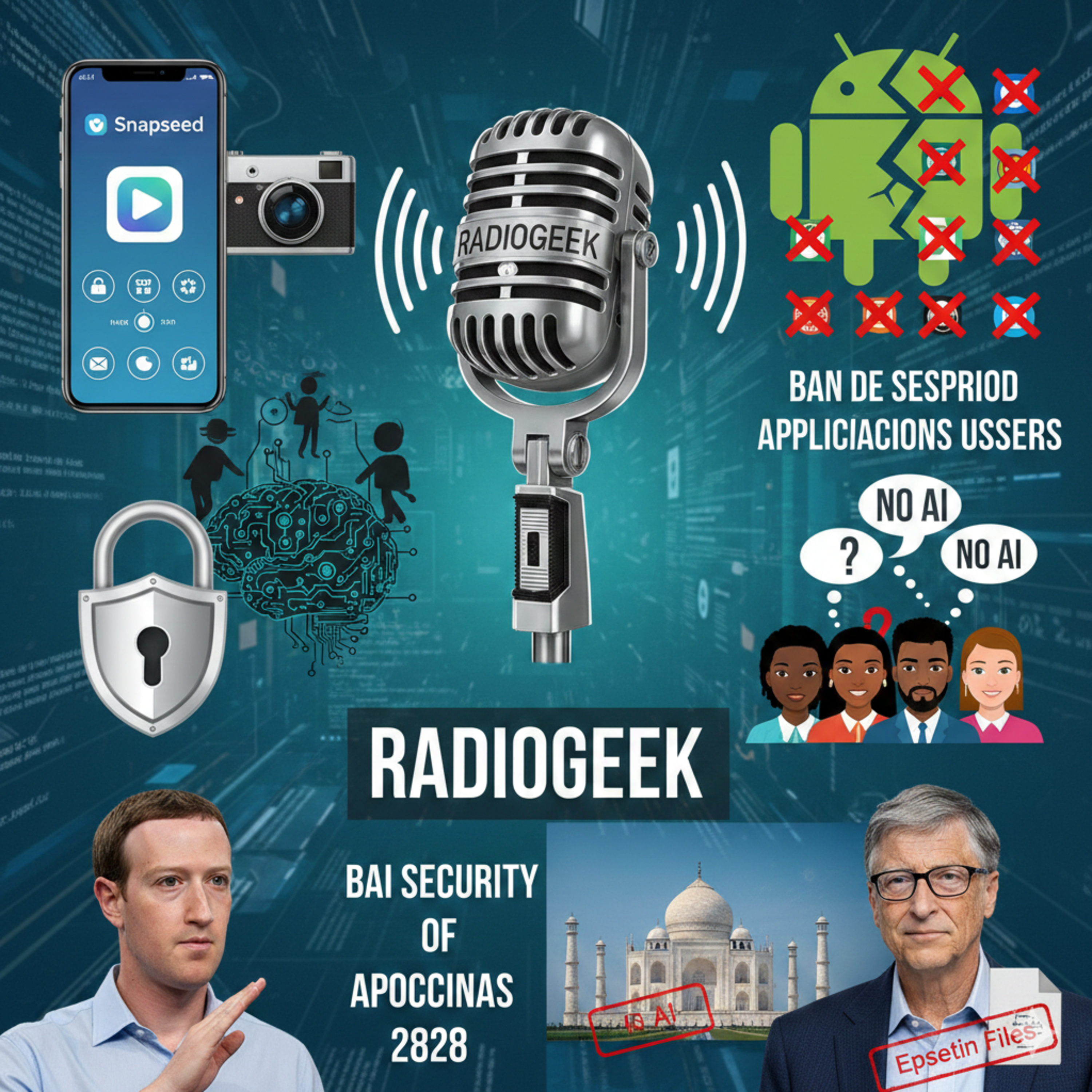 Radiogeek 2828 - Mark Zuckerberg, lógicamente niega todo!  episode artwork