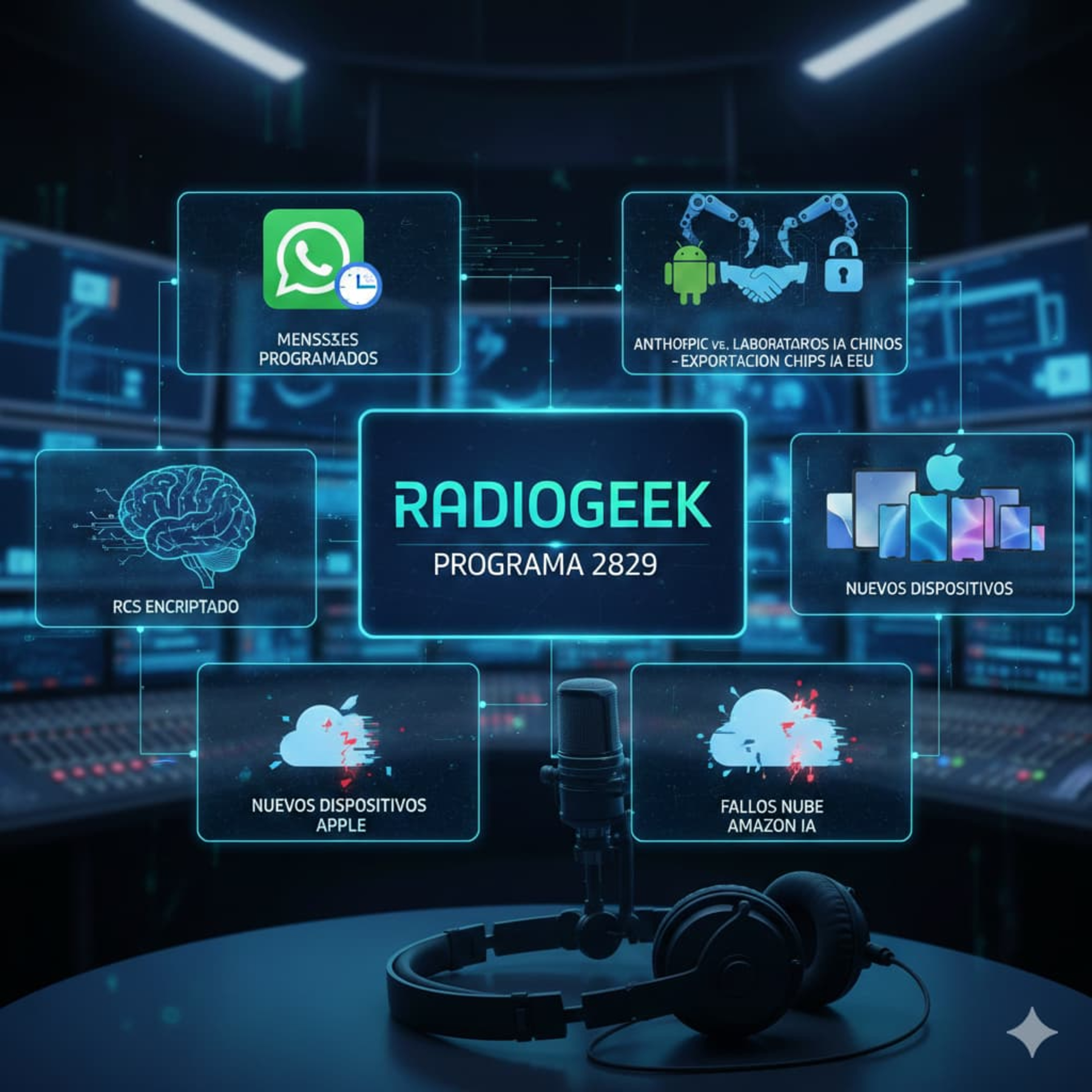 Radiogeek 2829 - La IA de Amazon provoca fallos en su nube episode artwork