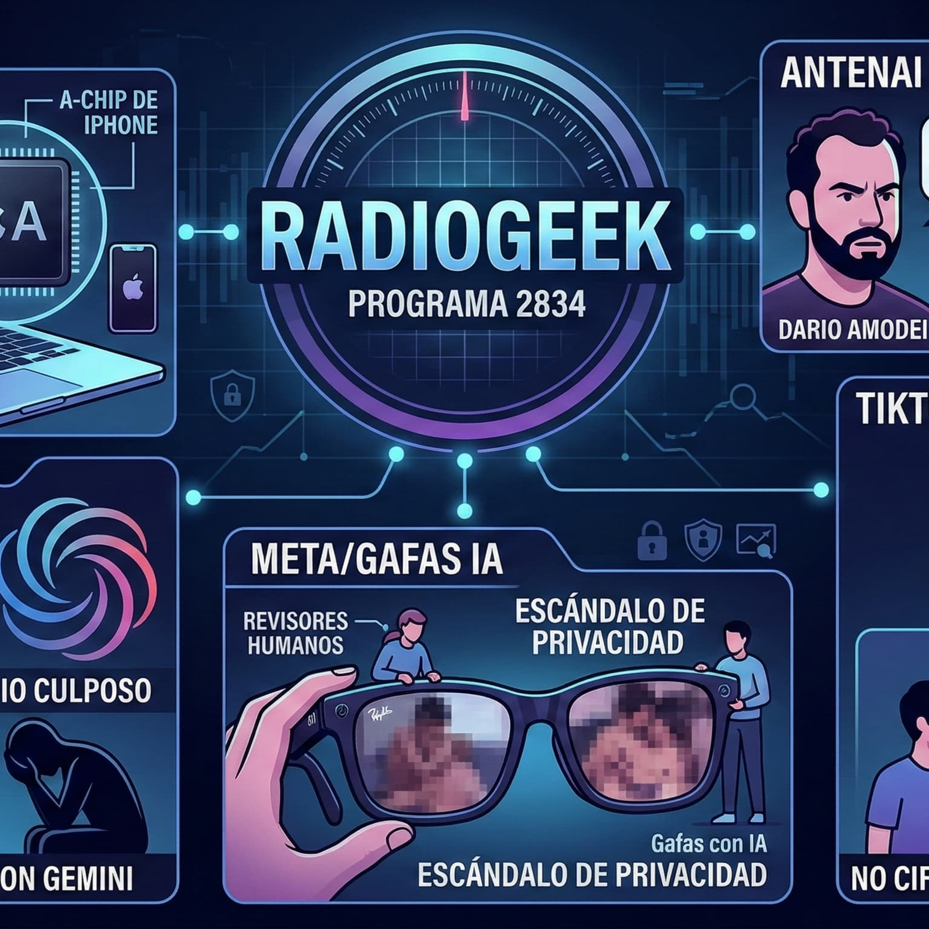 Radiogeek 2834 - El director ejecutivo de Anthropic critica a OpenAI episode artwork