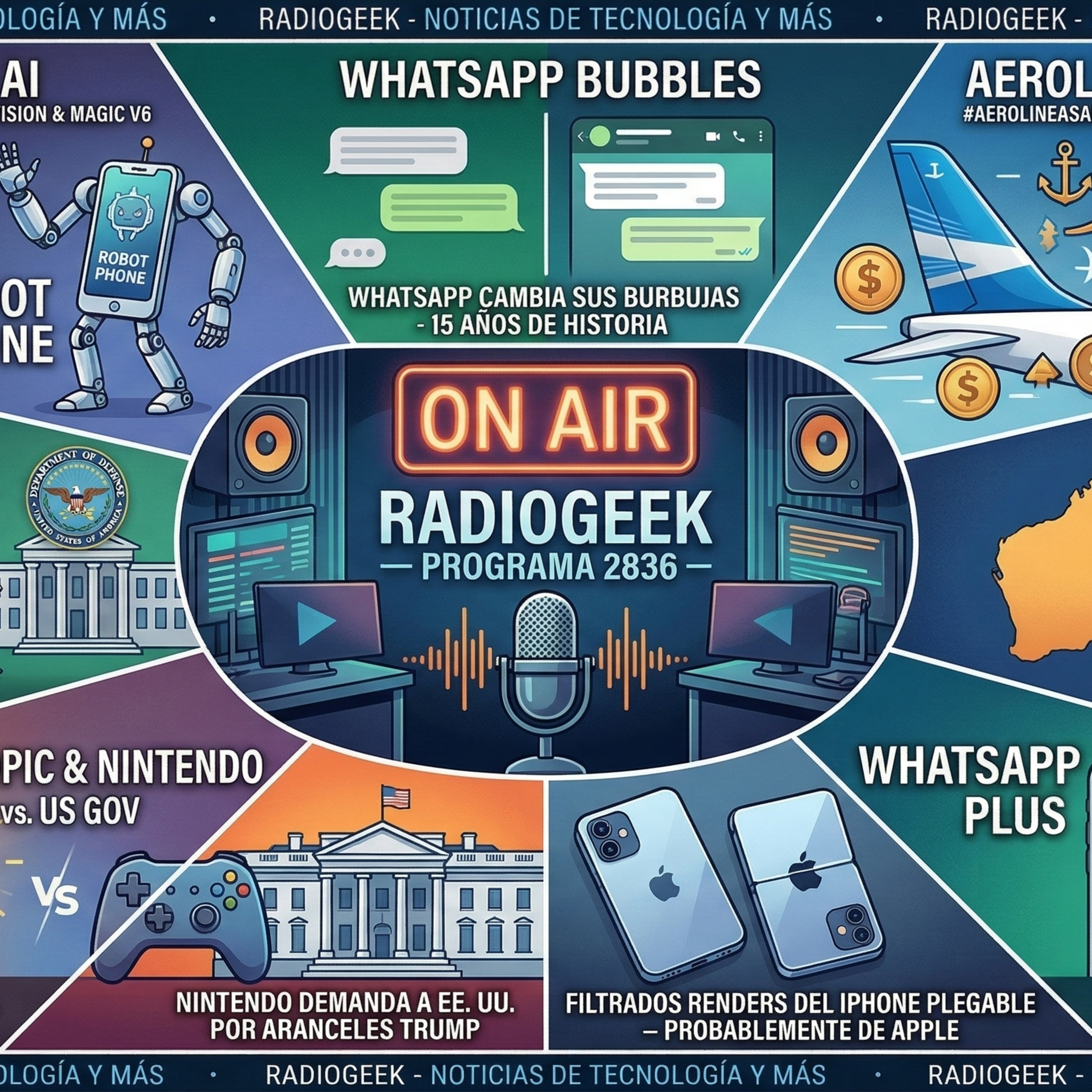 Radiogeek 2836 - El responsable de hardware robótico de OpenAI dimite tras el acuerdo con el Departamento de Defensa episode artwork