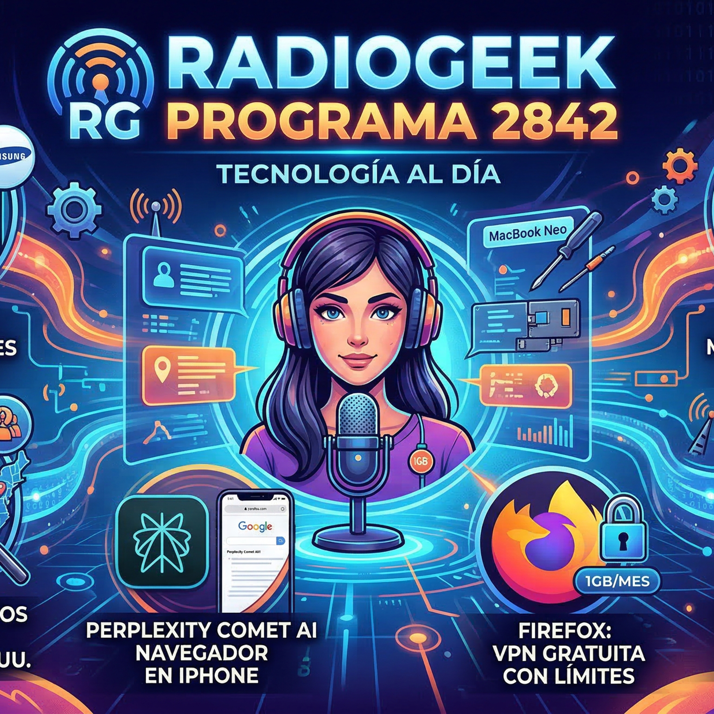 Radiogeek 2842 - El FBI rastrea a estadounidenses comprando sus datos, sin orden judicial  episode artwork