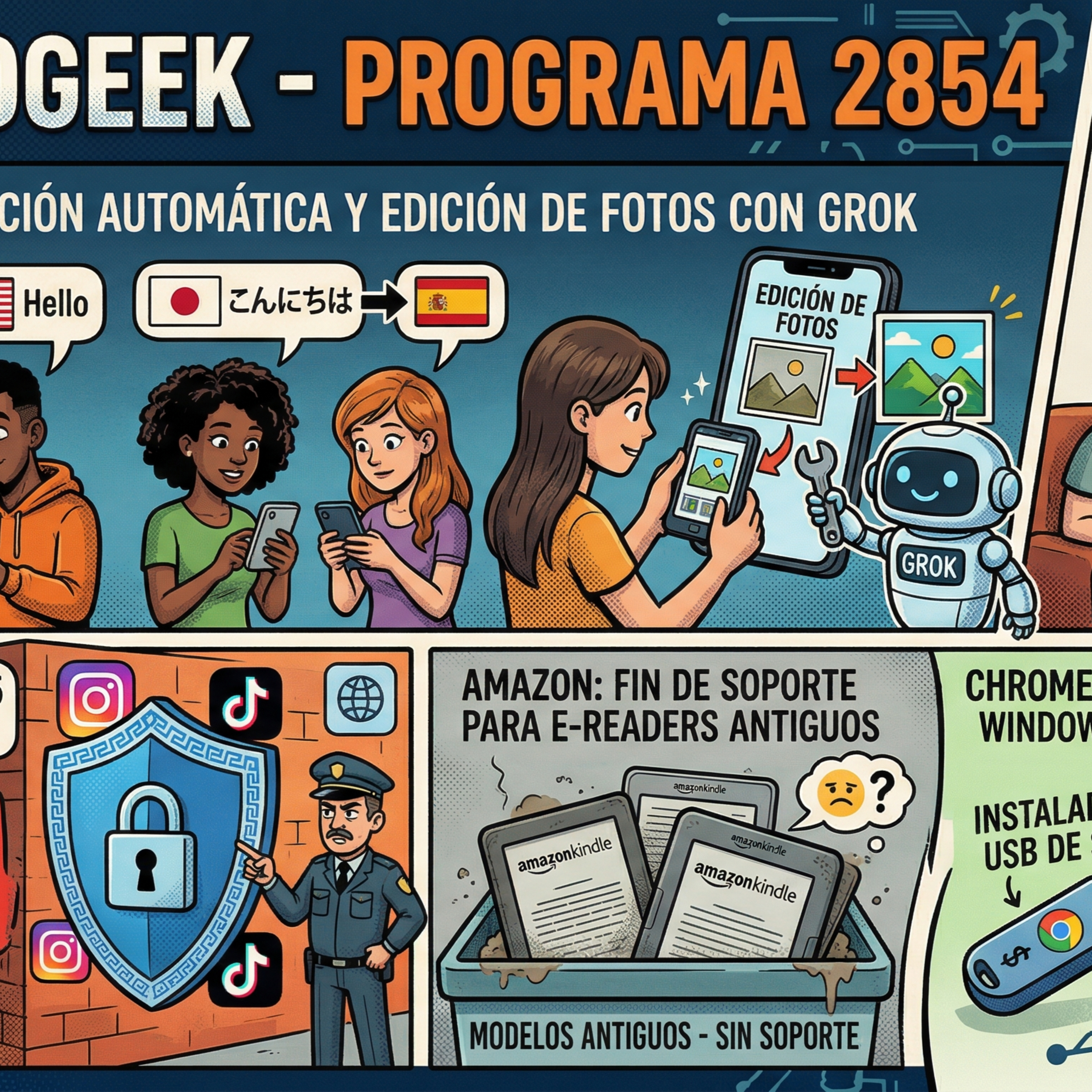 Radiogeek 2854 - Para instalar ChromeOS Flex en maquinas antiguas vas a tener que comprar un instalador USB episode artwork