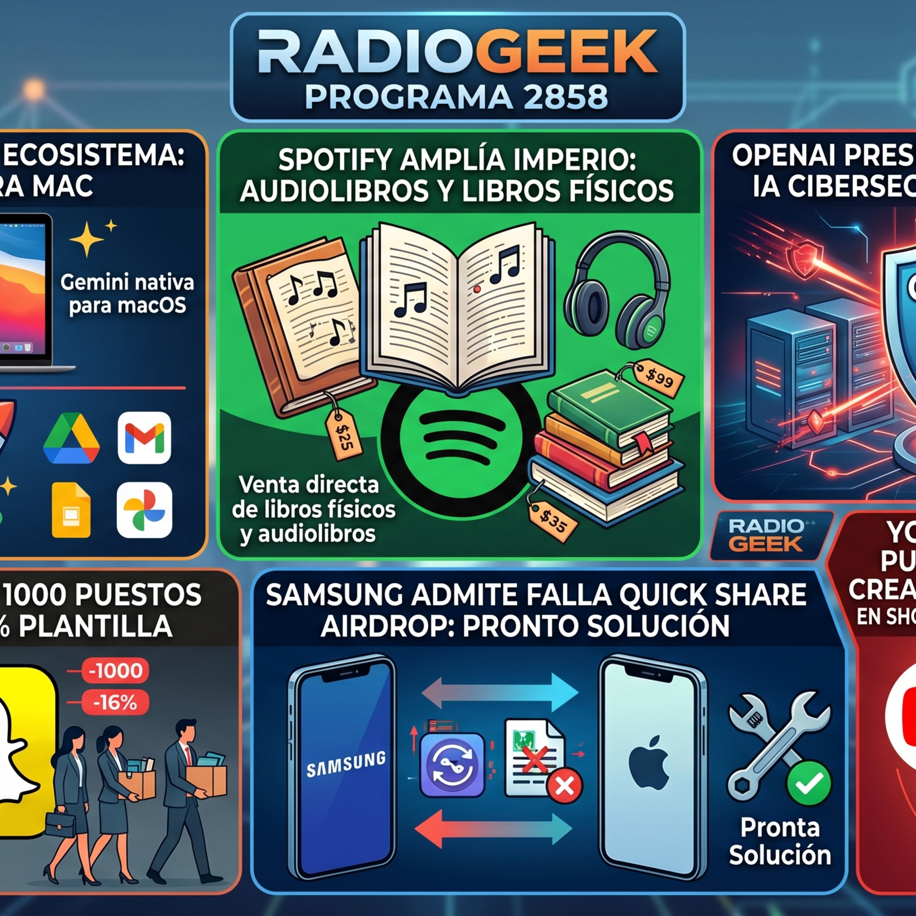 Radiogeek 2858 - La nueva IA se especializa en ciberseguridad defensiva episode artwork
