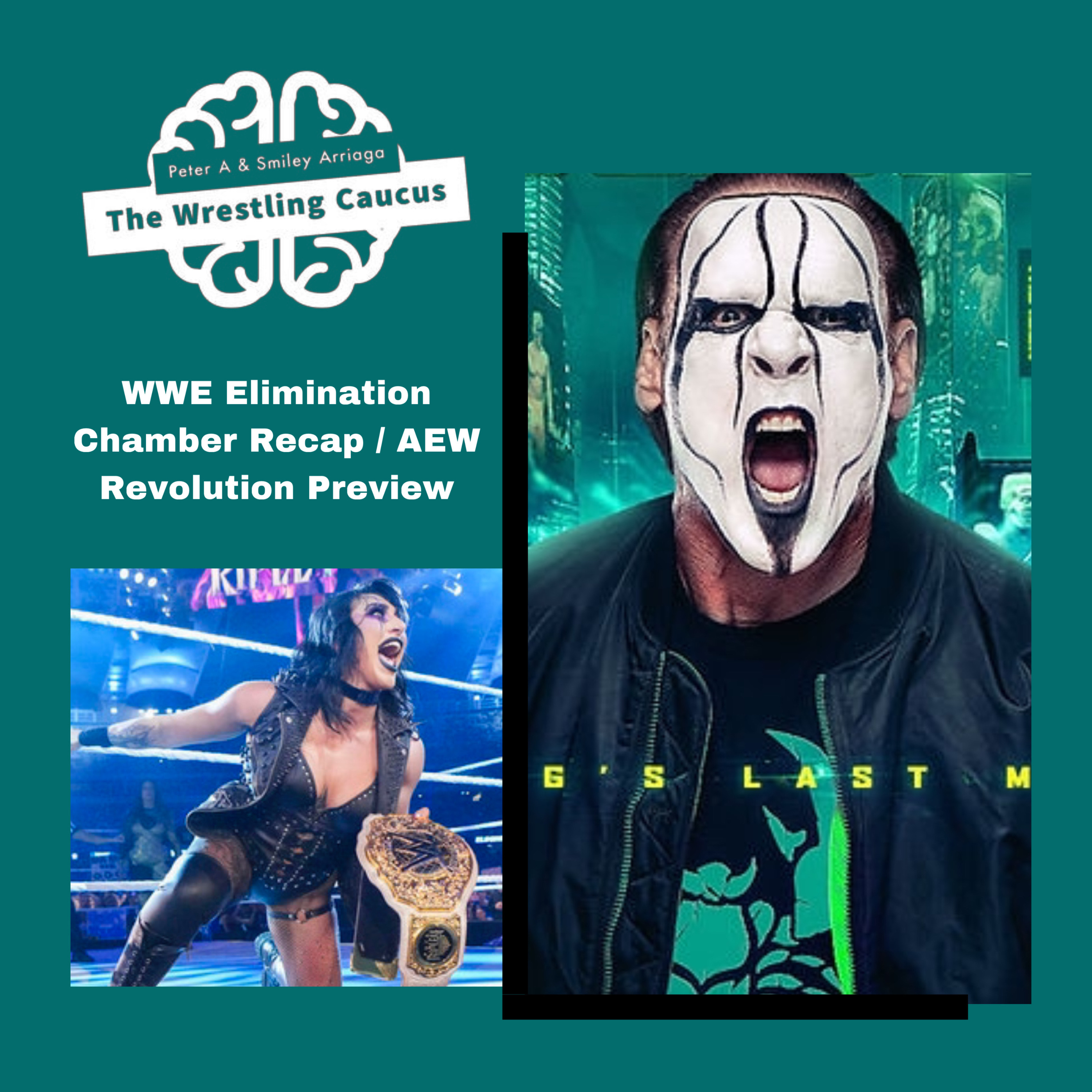 WWE Elimination Chamber Recap / AEW Revolution Preview episode artwork