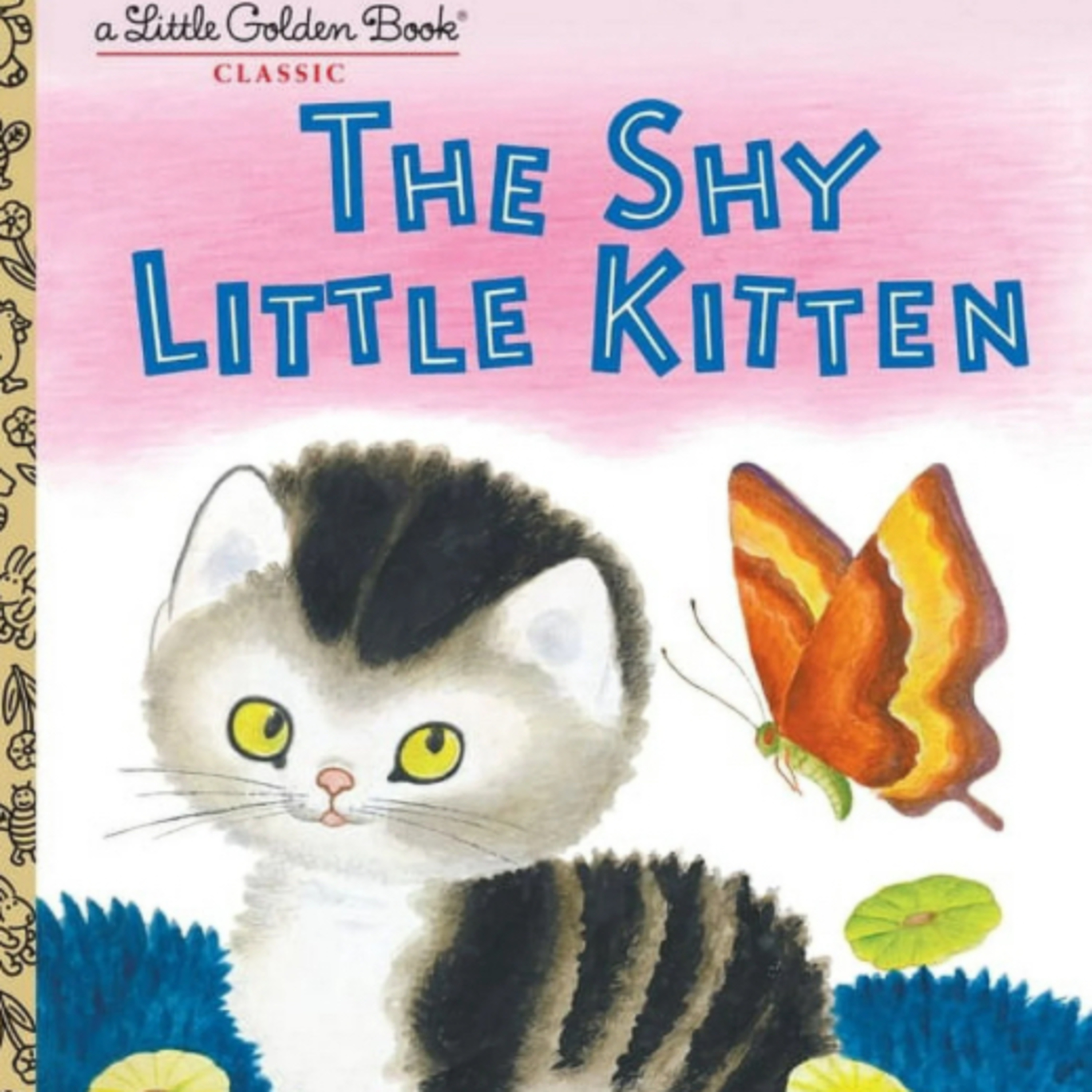 “The Shy Little Kitten” a Little Golden Book episode artwork