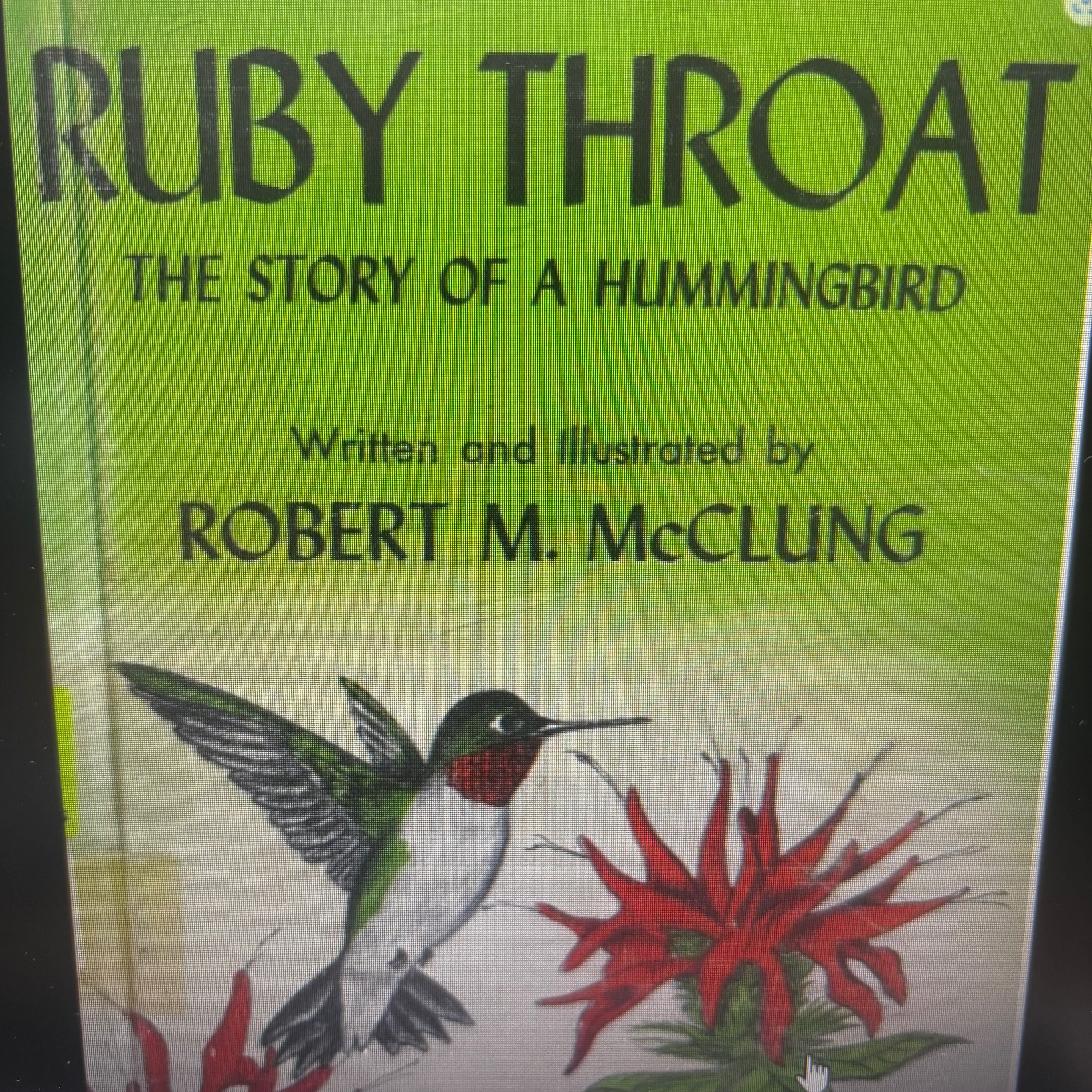 “Ruby Throat; The story of a hummingbird “ by Robert M. McClung  episode artwork