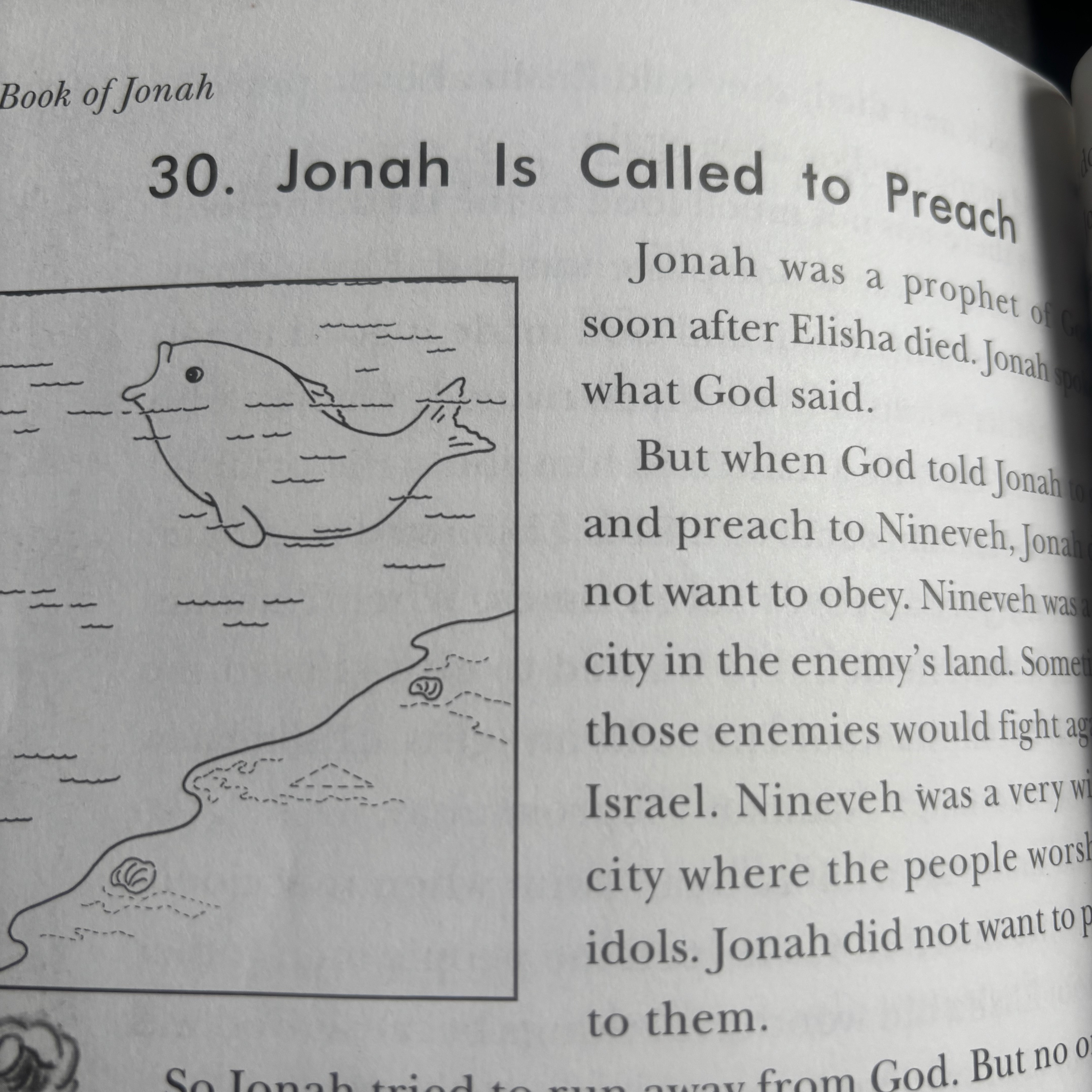 “Jonah is called to preach” from the book of Jonah episode artwork