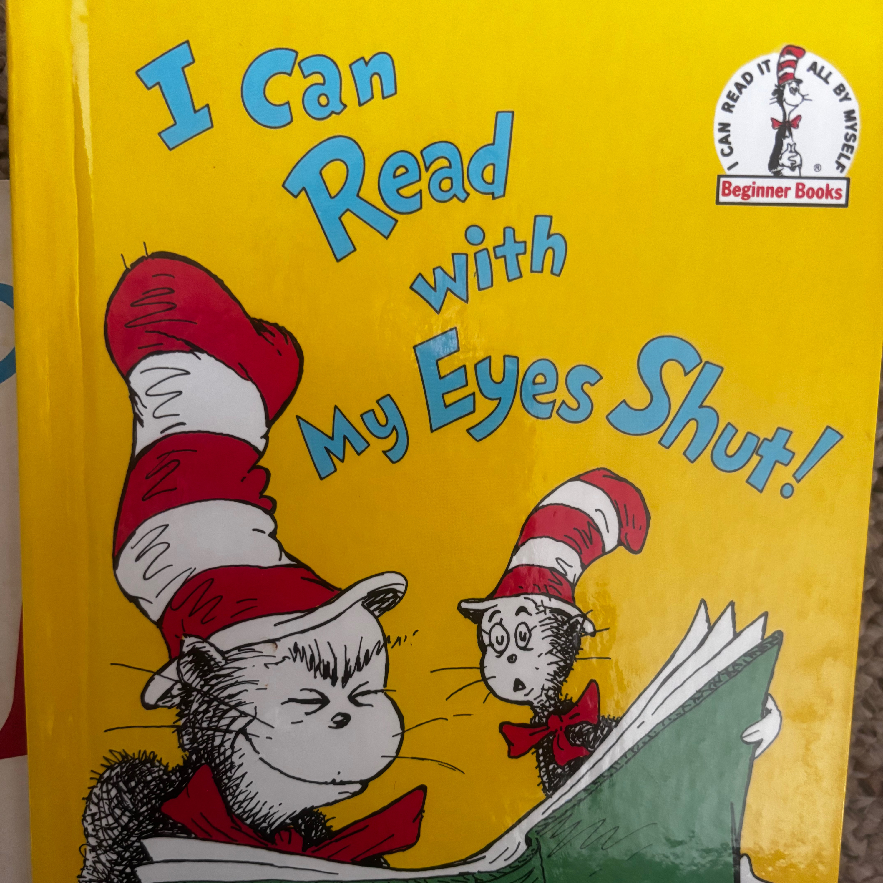 Dr. Seuss’s “I can read with my eyes shut” episode artwork