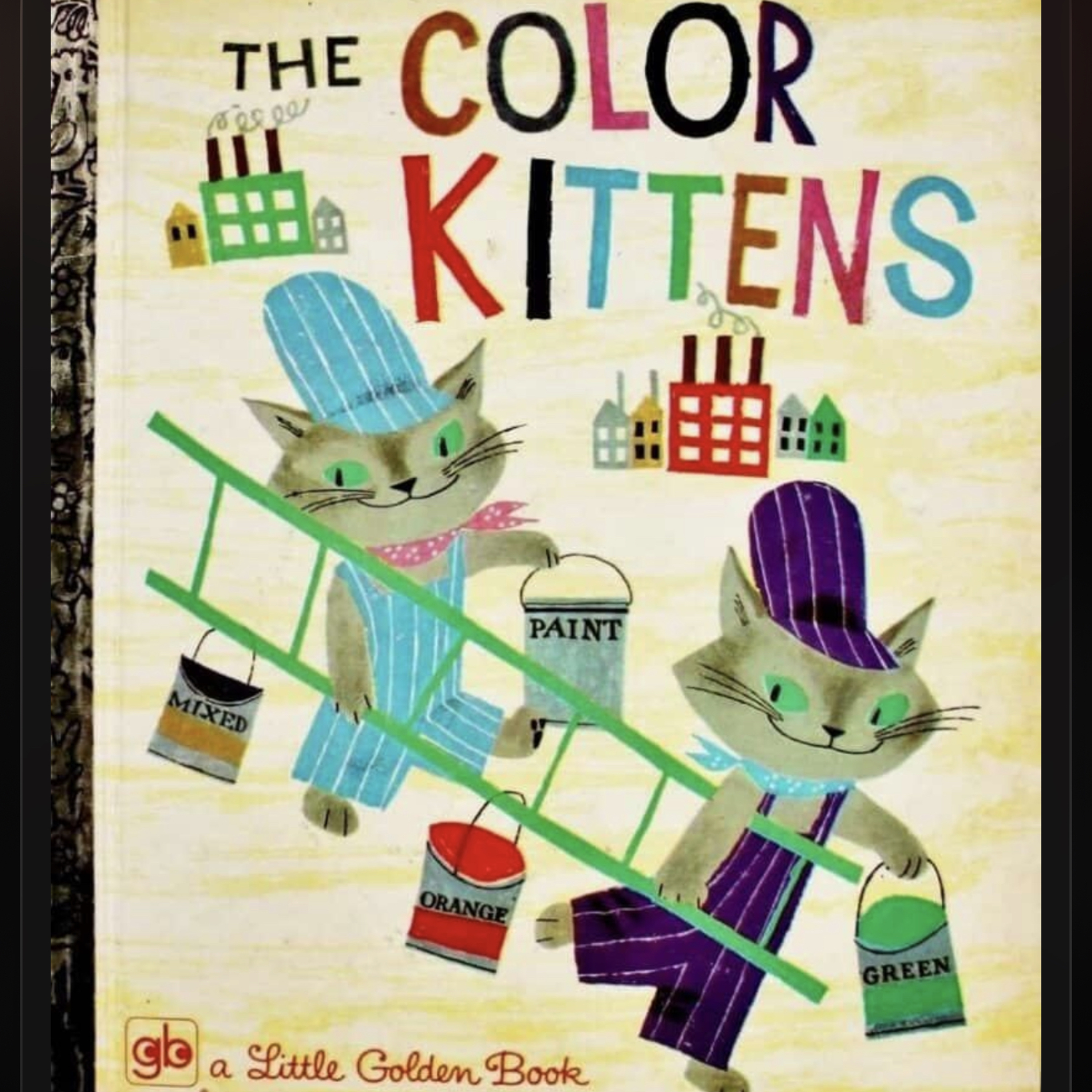“The Color Kittens” Little Golden Books episode artwork