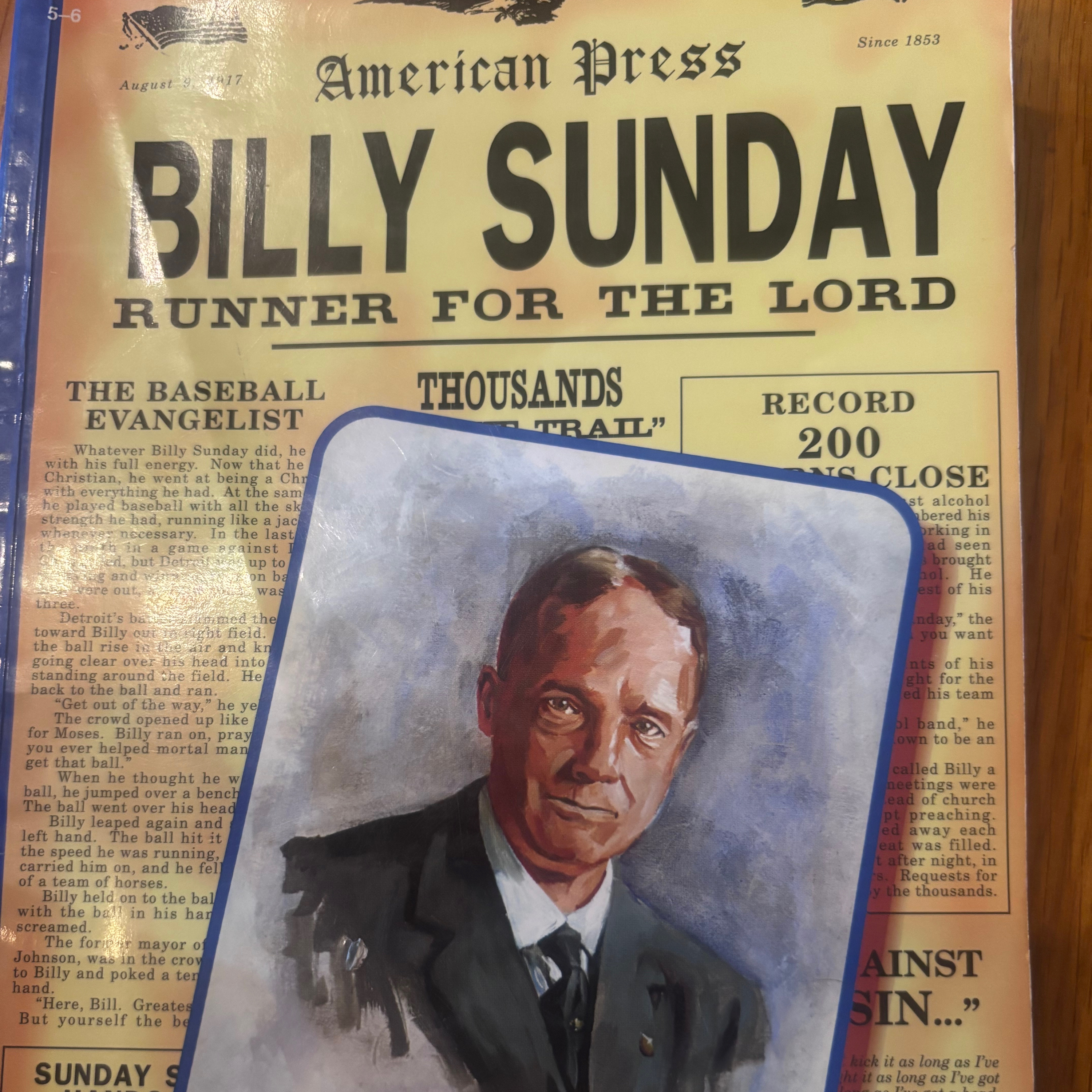 Ch 8 Billy Sunday episode artwork