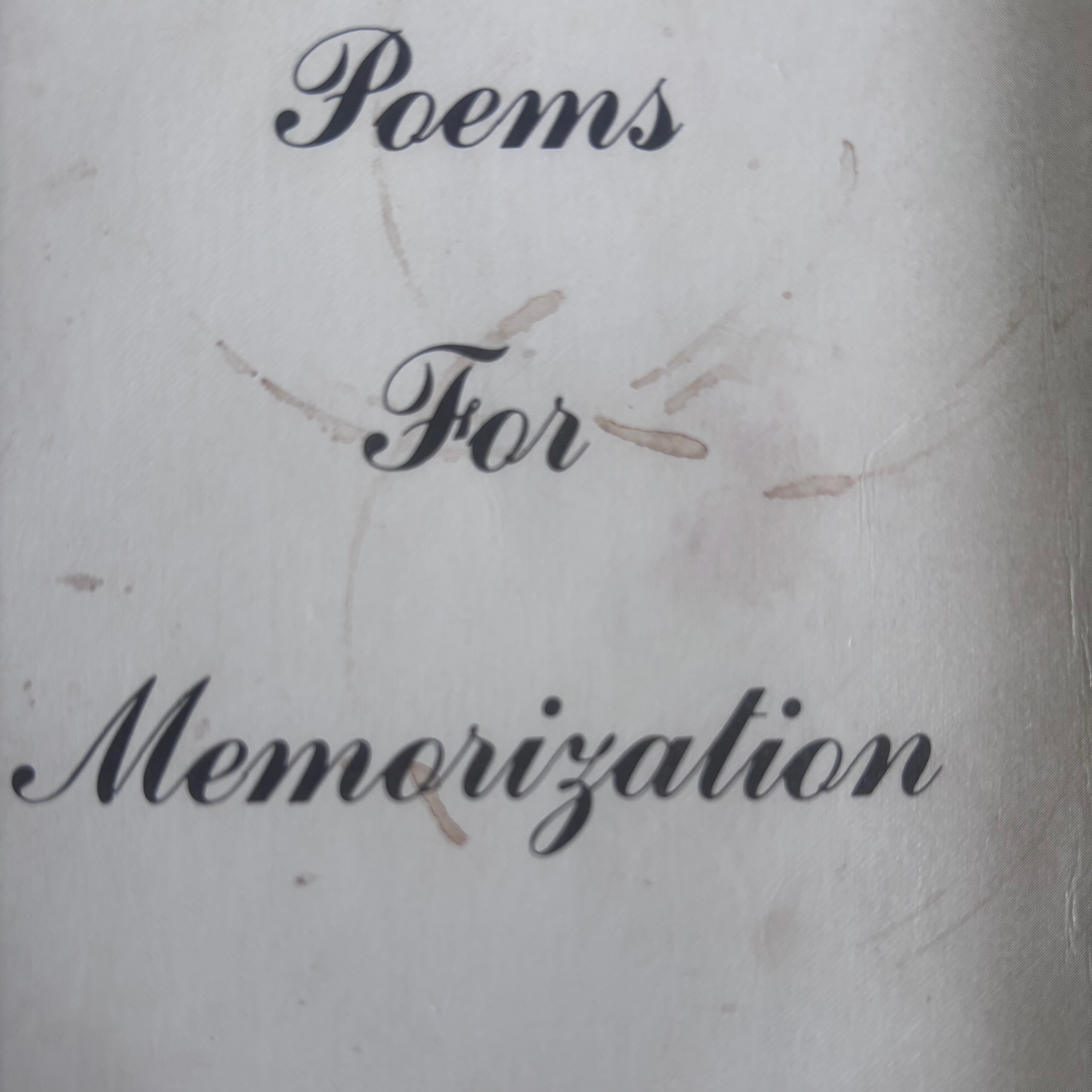 Grade 1 poems from “Poems for Memorization” episode artwork
