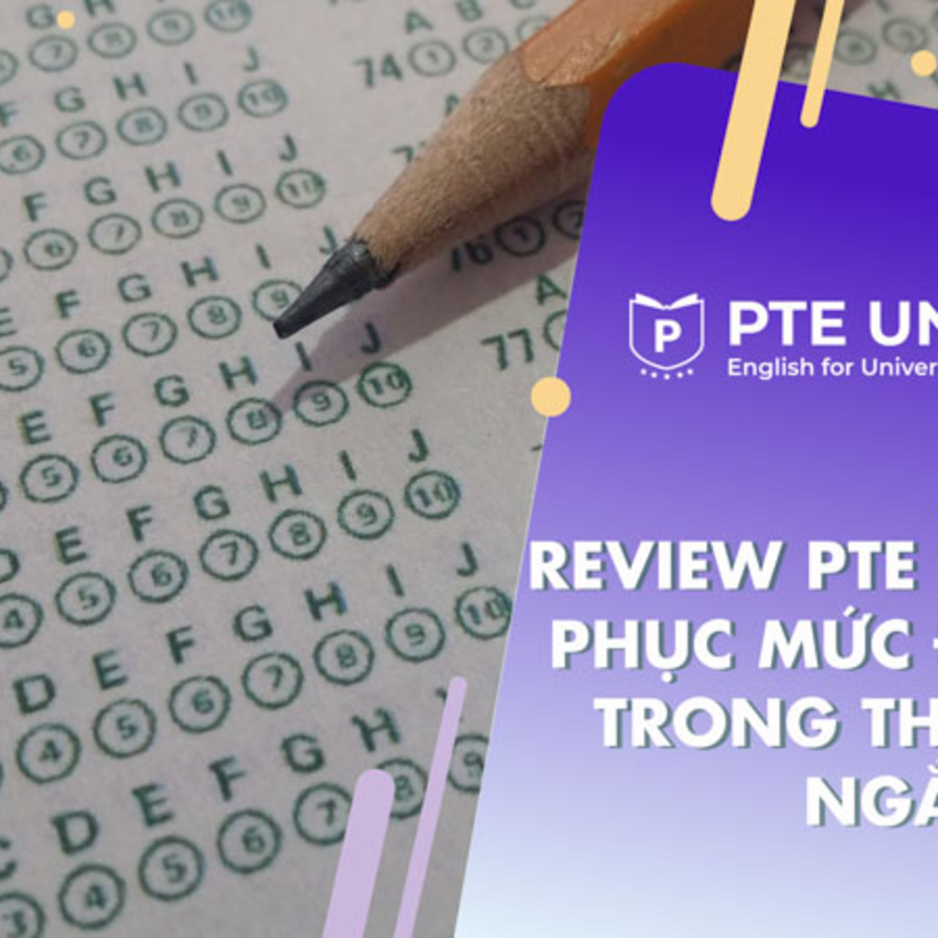 PTE UNI - Trung tâm luyện thi PTE