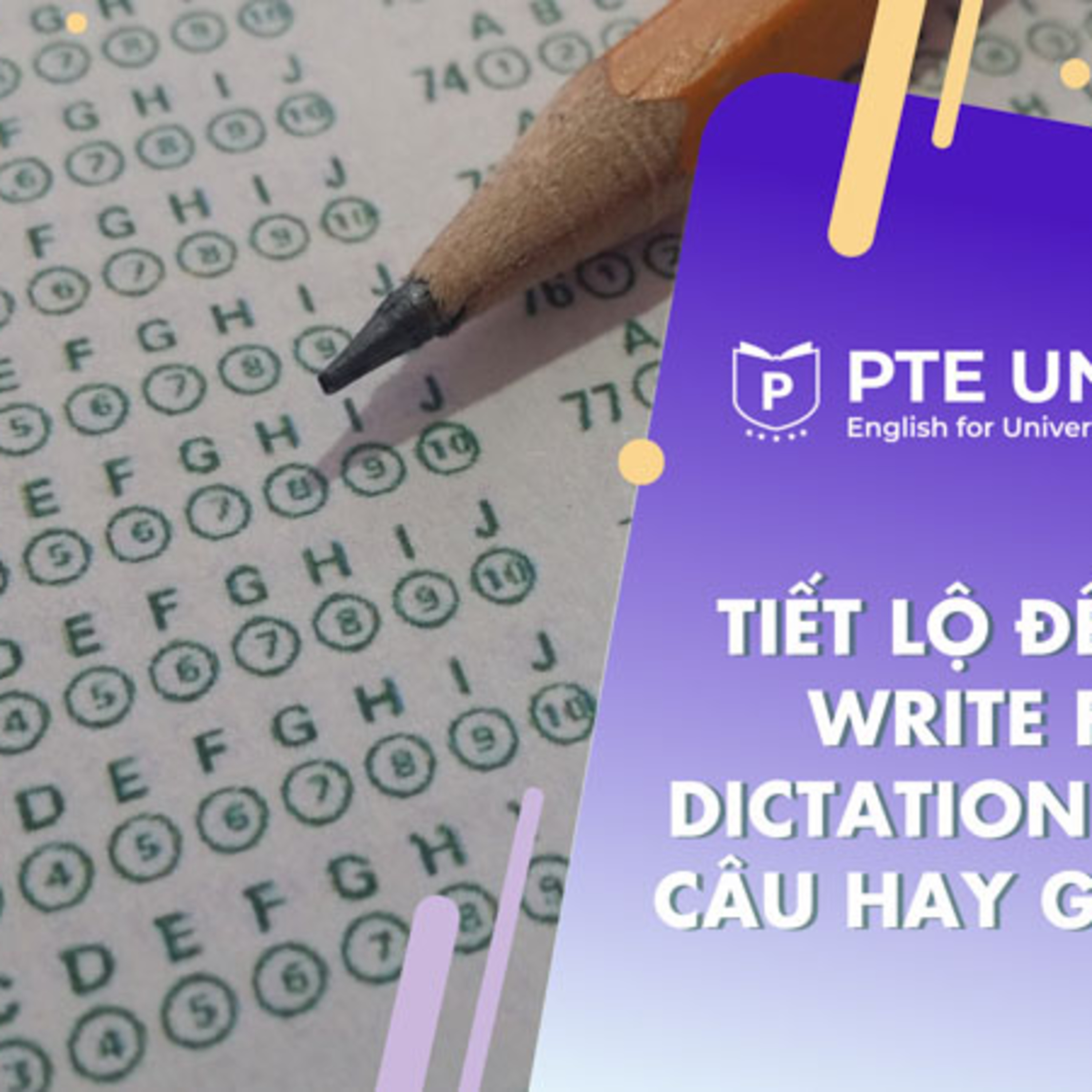 PTE UNI - Trung tâm luyện thi PTE
