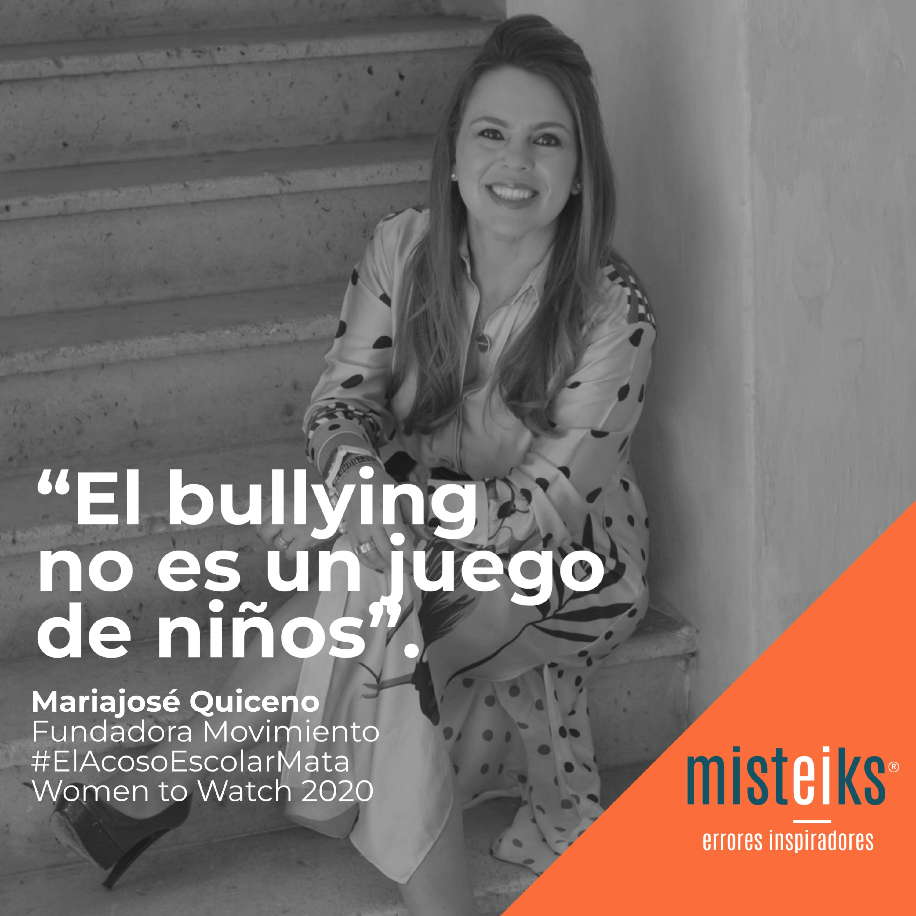 E18-T1 | "El bullying no es un juego de niños" | Mariajosé Quiceno episode artwork