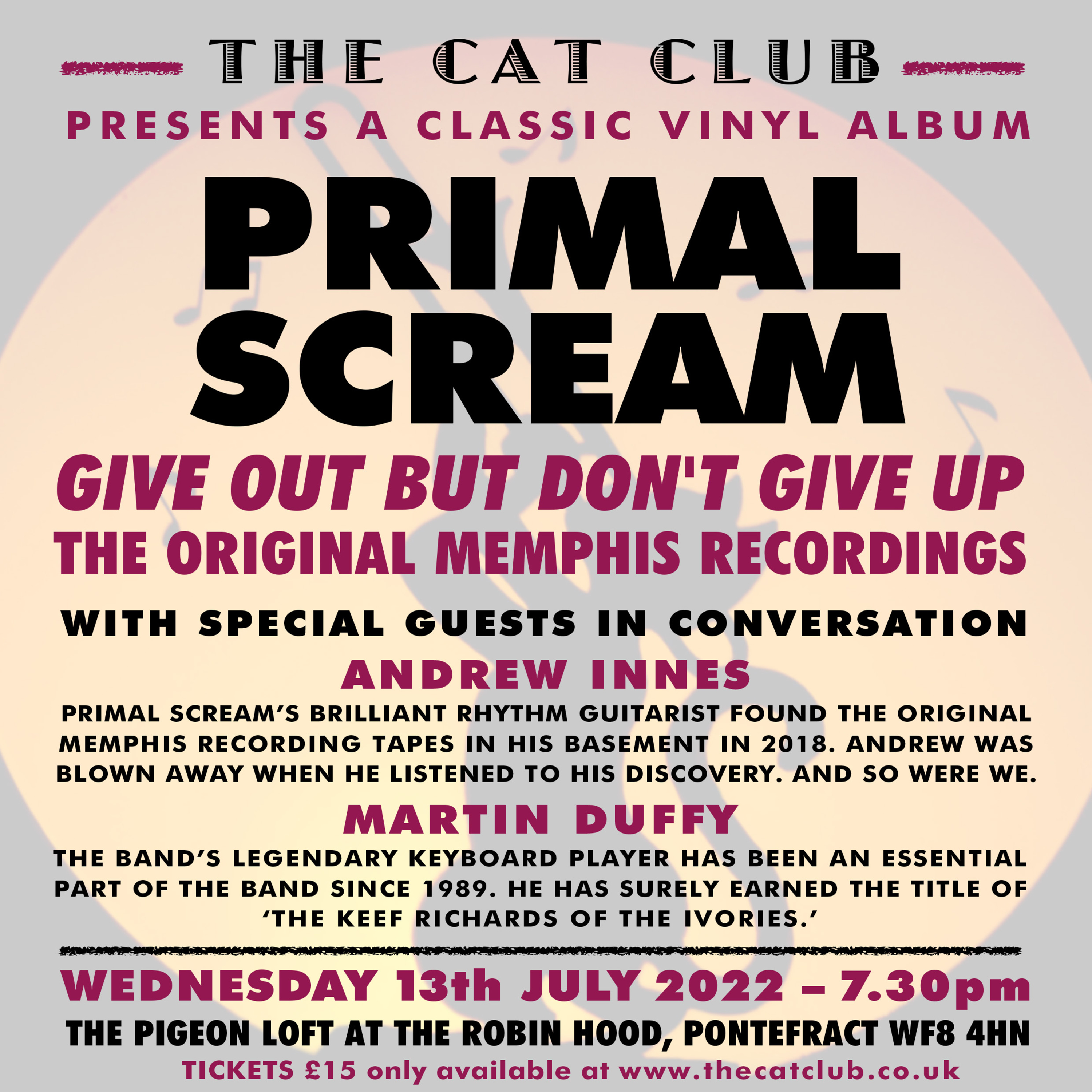 The CAT Club (Classic Album Thursdays)
