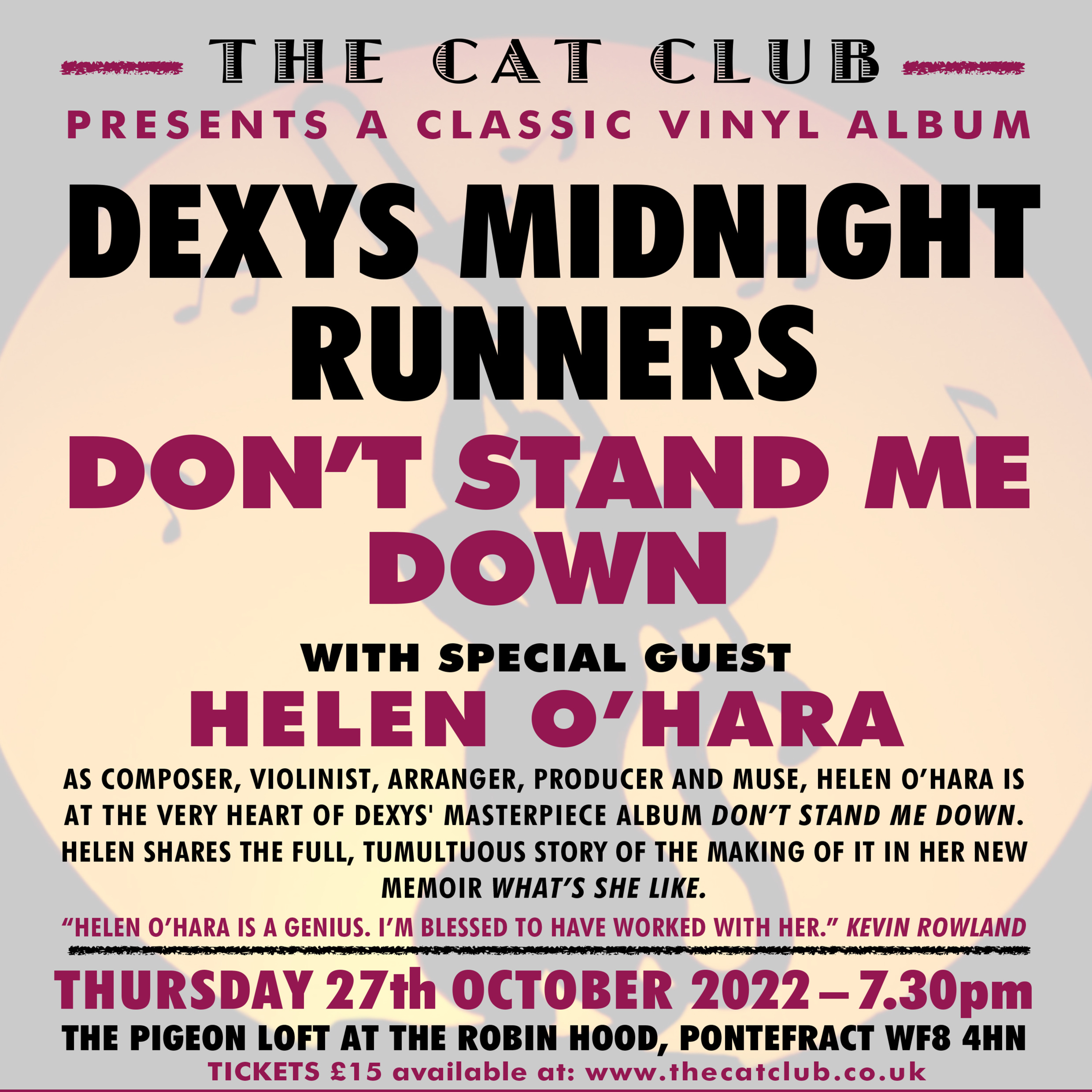 DEXYS MIDNIGHT RUNNERS – DON'T STAND ME DOWN episode artwork