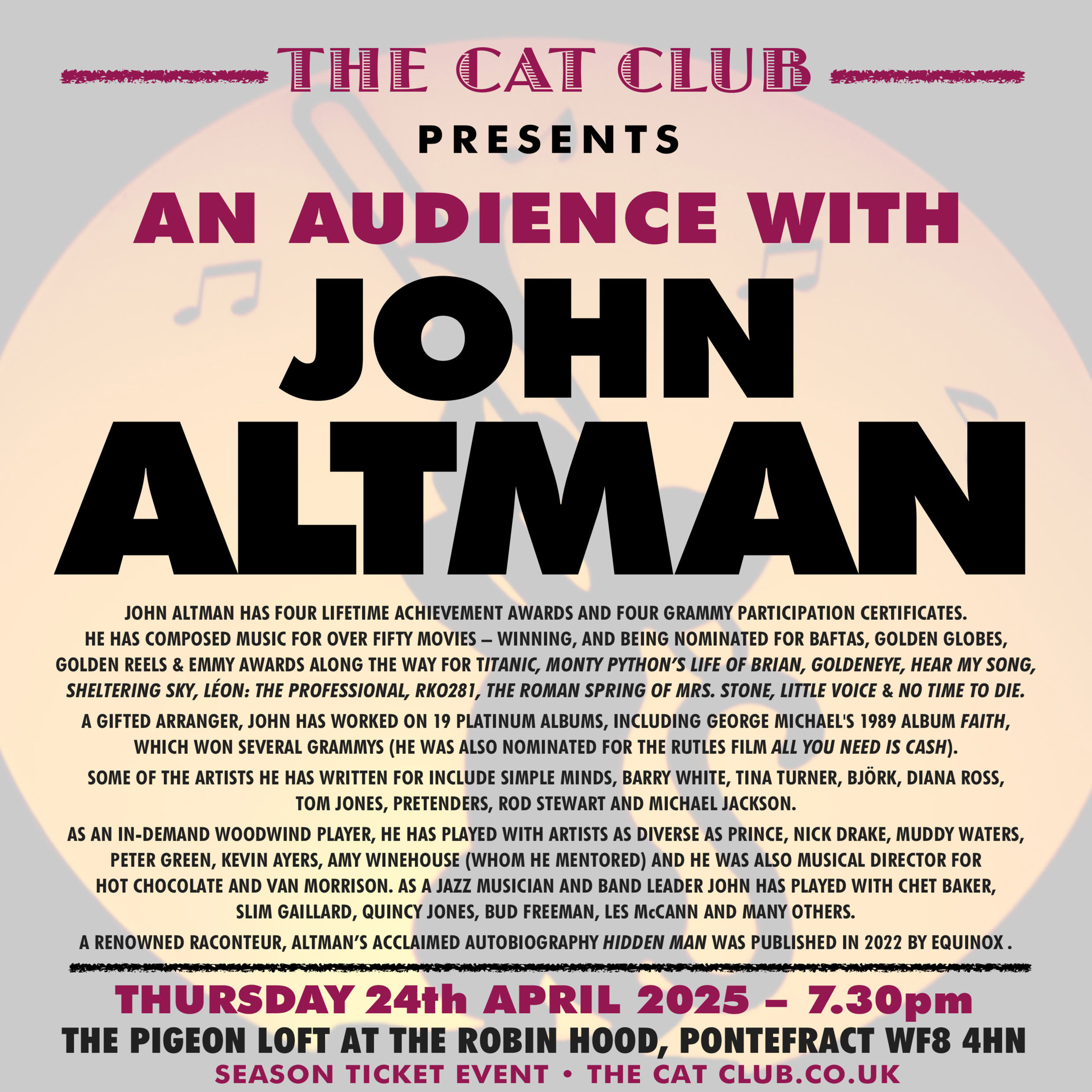 The CAT Club (Classic Album Thursdays)