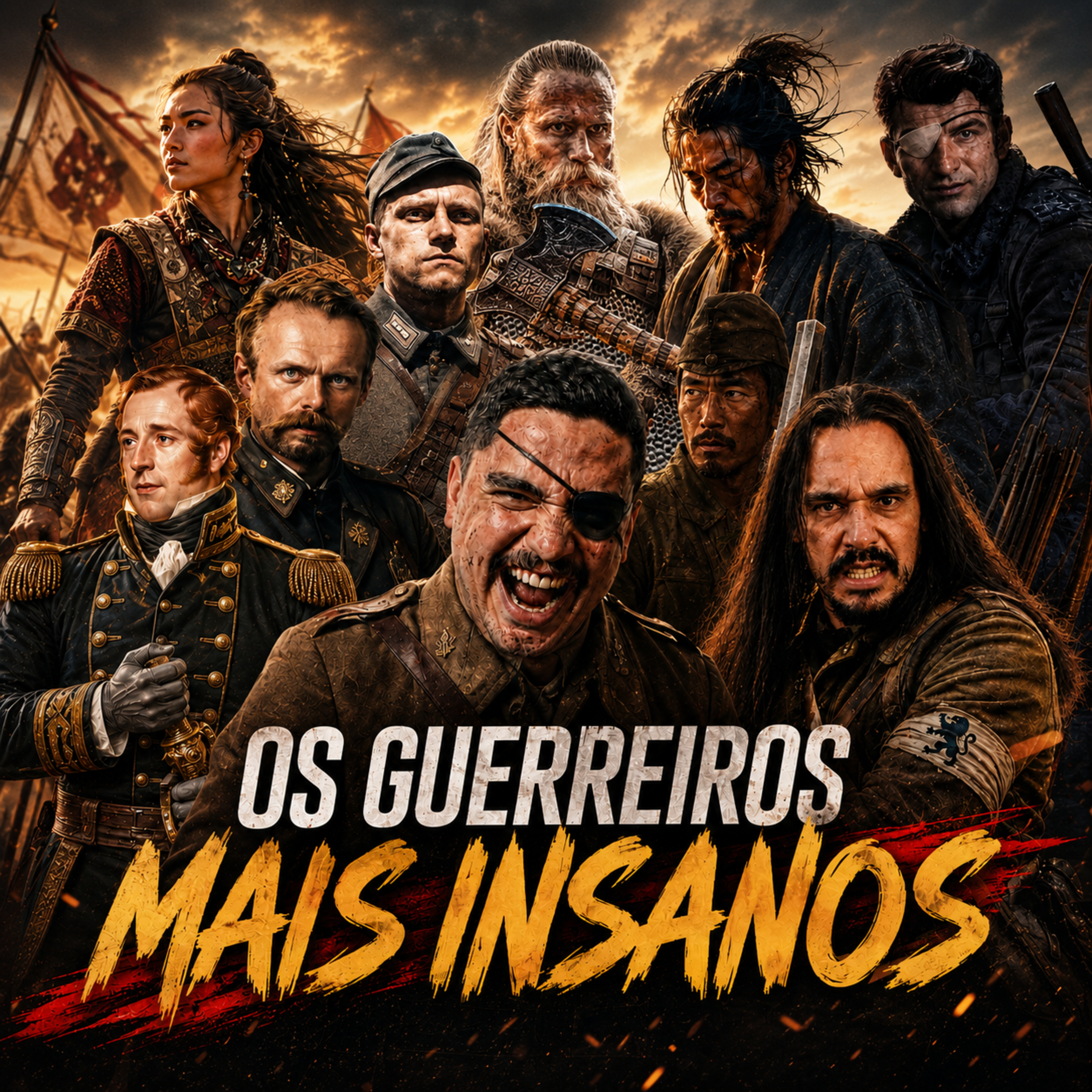 OS GUERREIROS MAIS LOUCOS DA HISTÓRIA | RE #148 episode artwork
