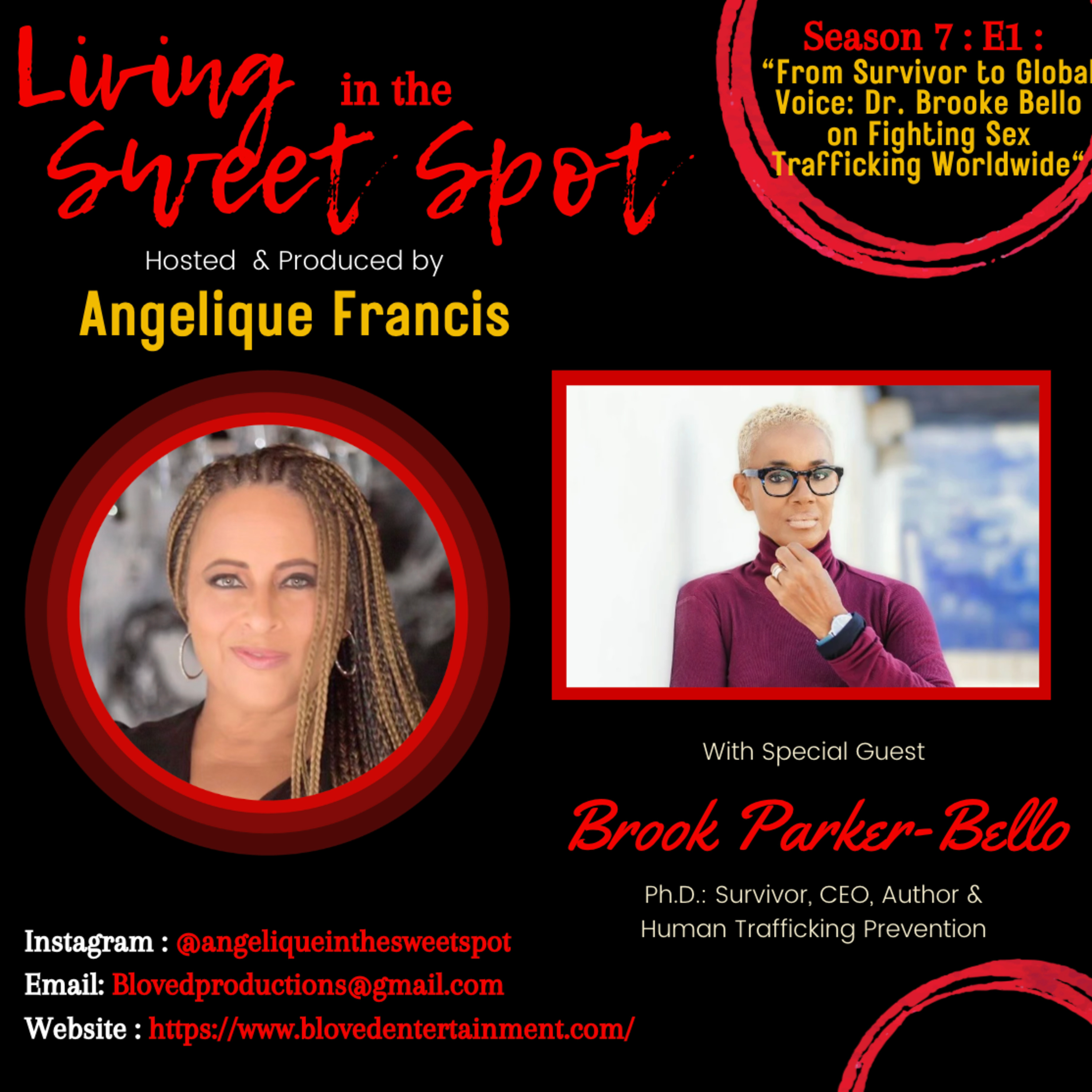 Season 7 : E1 : "From Survivor to Global Voice: Dr. Brooke Bello on Fighting Sex Trafficking Worldwide" episode artwork