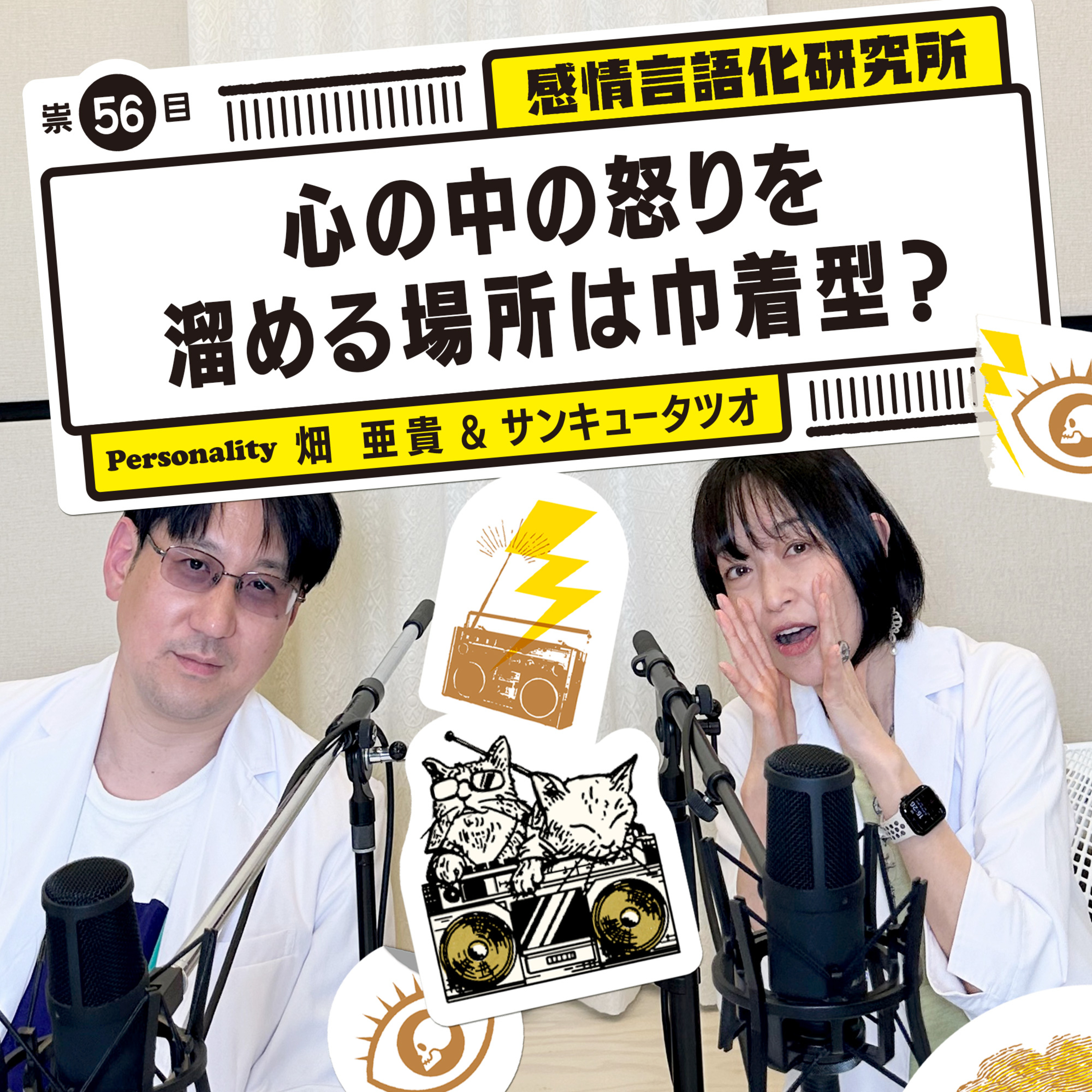 感情言語化研究所 056 “心の中の怒りを溜める場所は巾着型？"