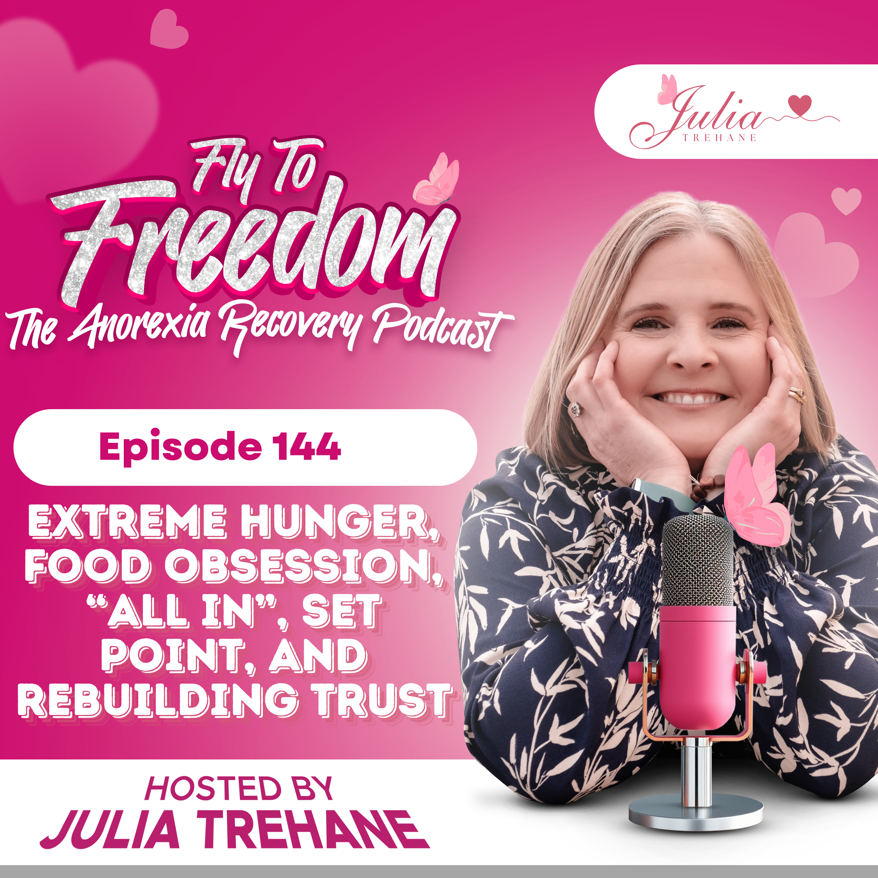 Episode 144: Q&A - When Recovery Feels Terrifying — Extreme Hunger, Food Obsession, “All In”, Set Point, and Rebuilding Trust in Eating Disorder Recovery episode artwork