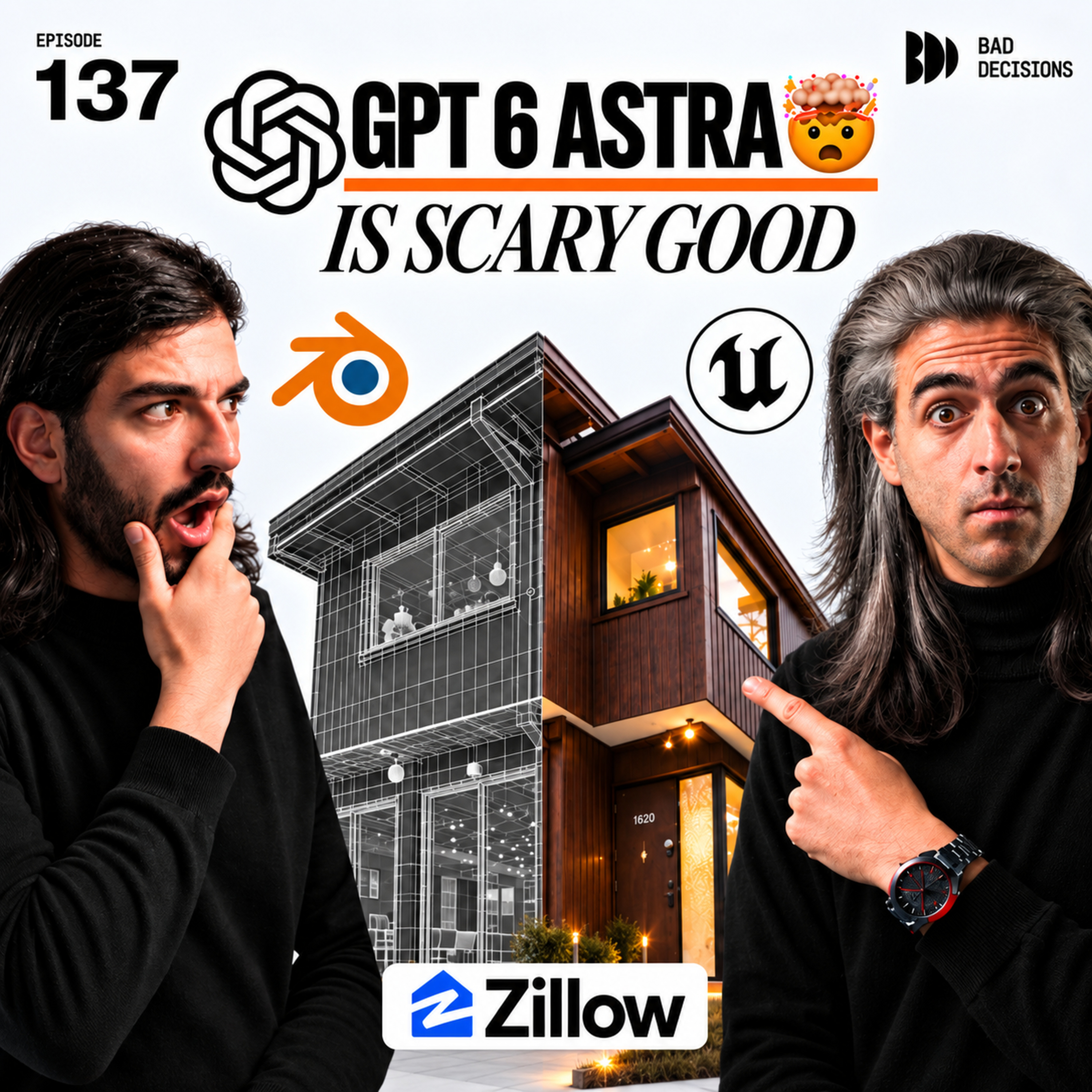 We used GPT-6 + Blender & Unreal Engine to recreate a HOUSE Listing in 3D 🚀