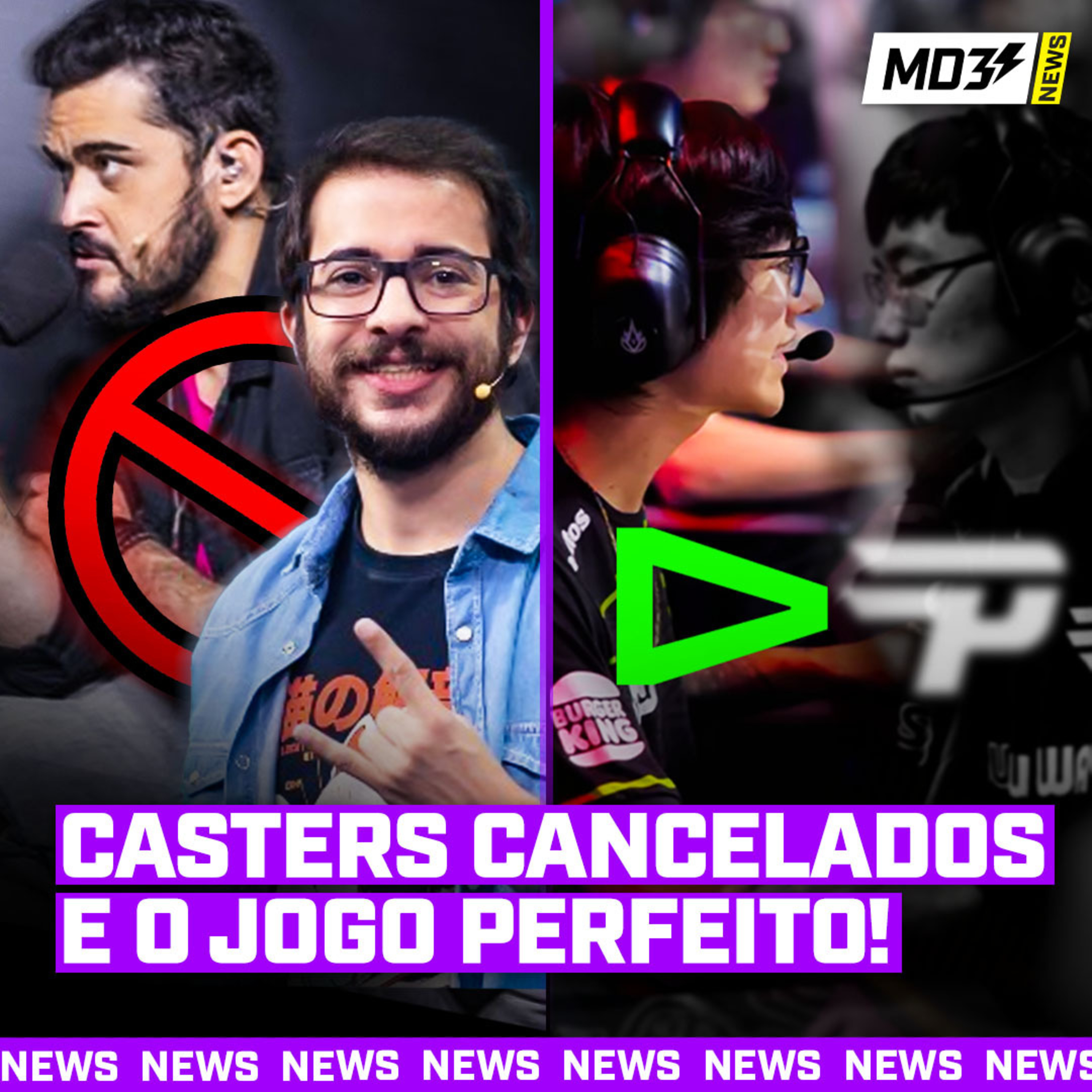 CASTERS do CBLOL CANCELADOS e JOGO PERFEITO LOUD vs PAIN - MD3 News #04 episode artwork