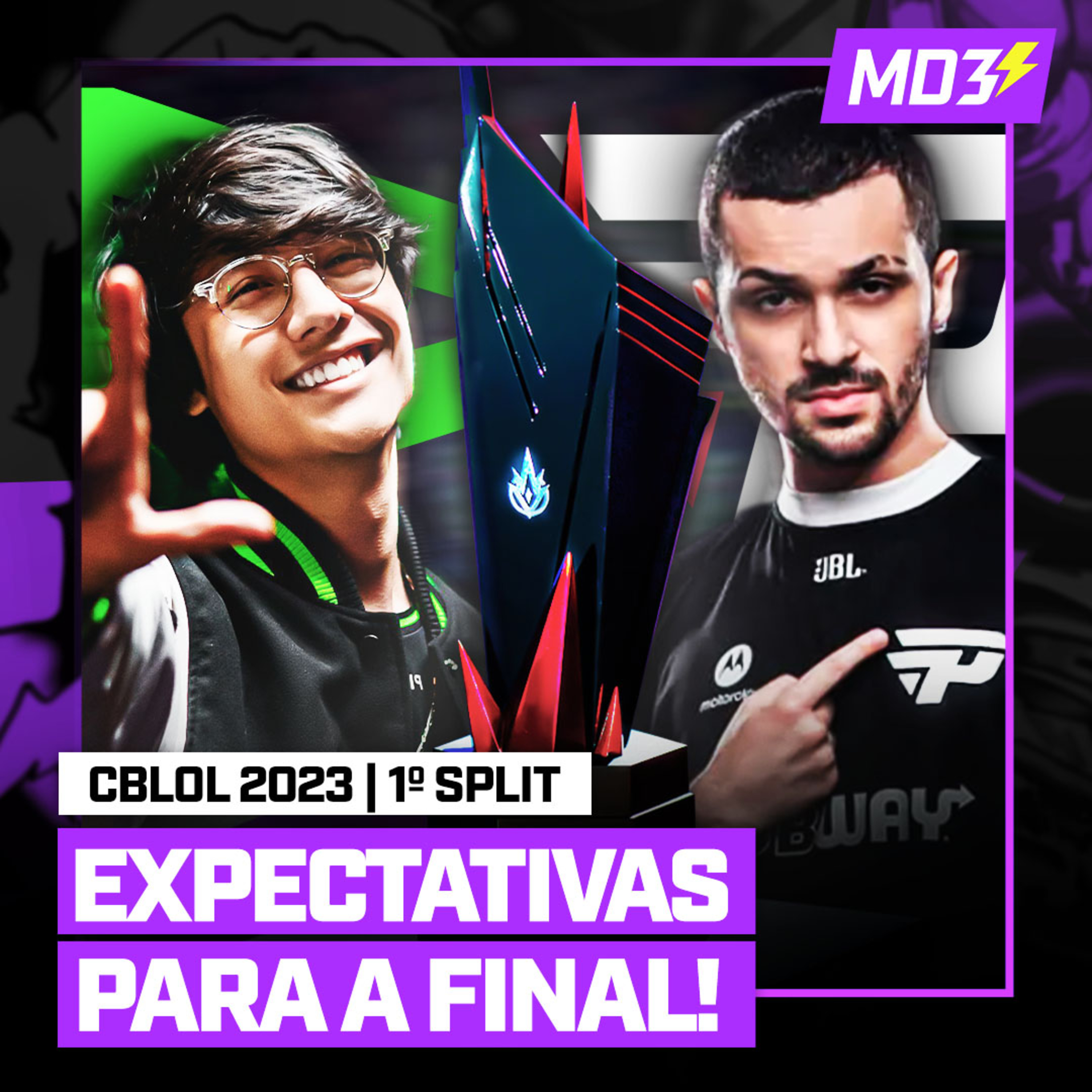 EXPECTATIVAS FINAL CBLOL 2023 - 1º SPLIT - LOUD vs paiN - MD3 #67 episode artwork