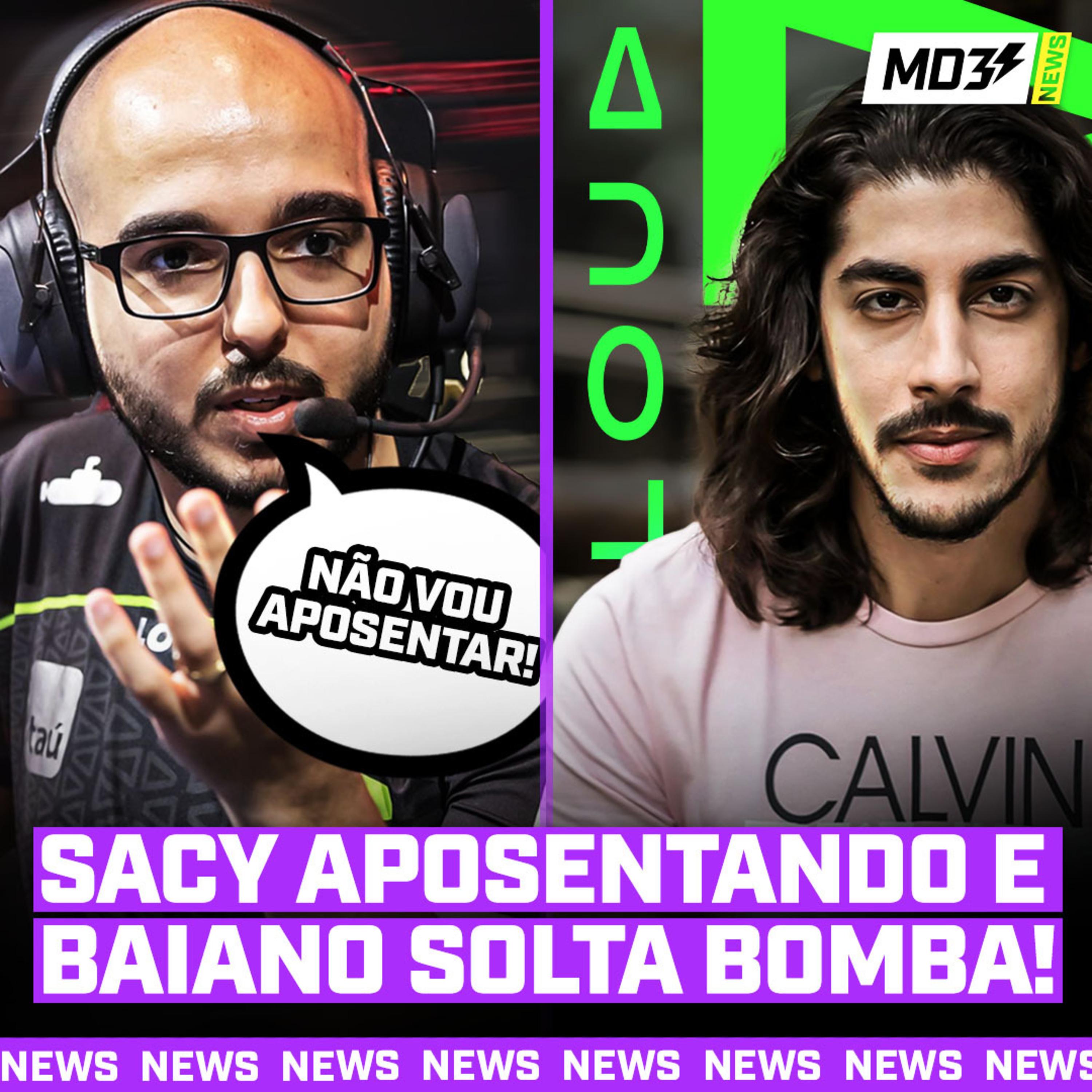 SACY vai APOSENTAR? BAIANO MANDA A REAL DA LOUD! - MD3 News #08 episode artwork