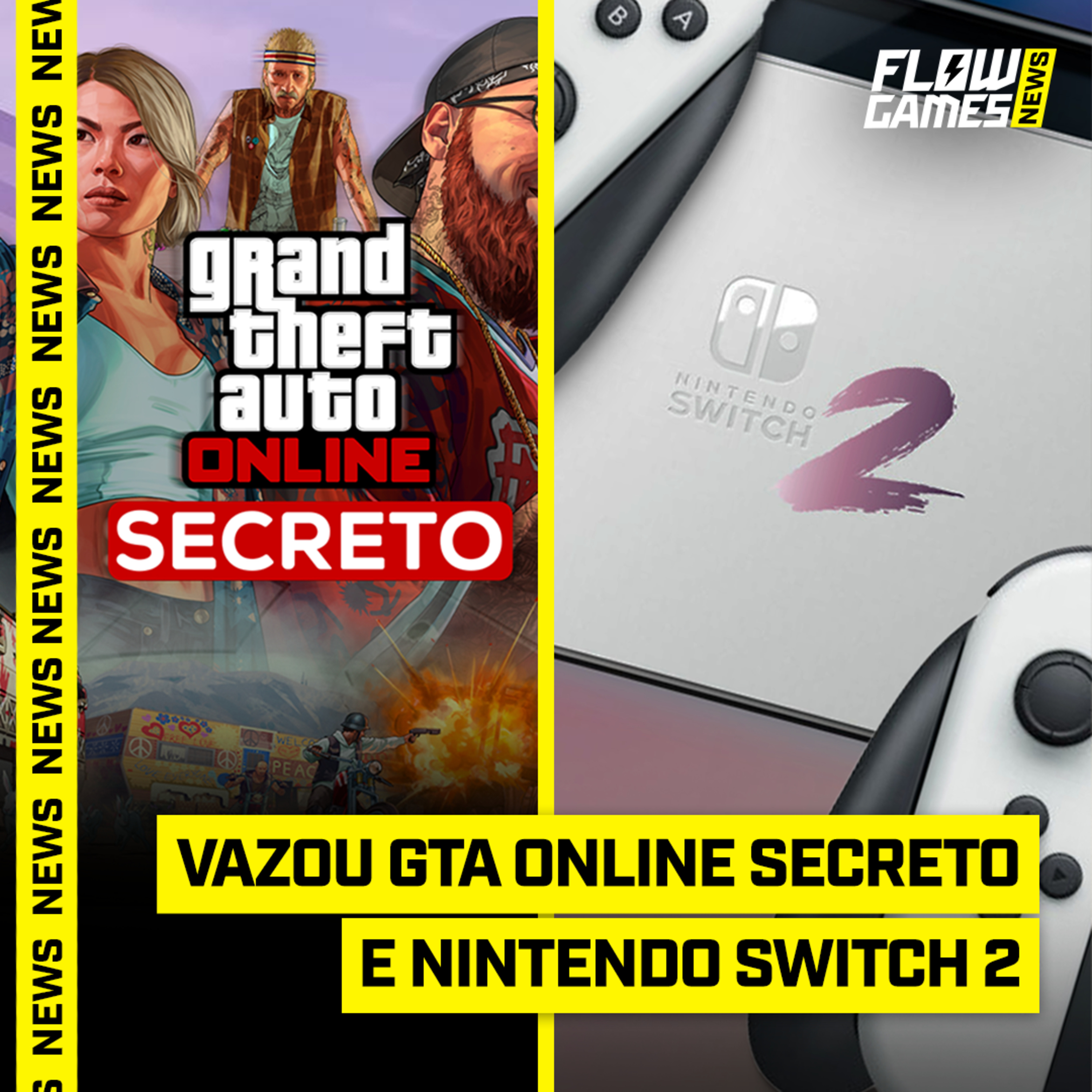 GTA ONLINE SECRETO foi DESCOBERTO e NINTENDO SWITCH 2 EM BREVE! - FGN #83 episode artwork