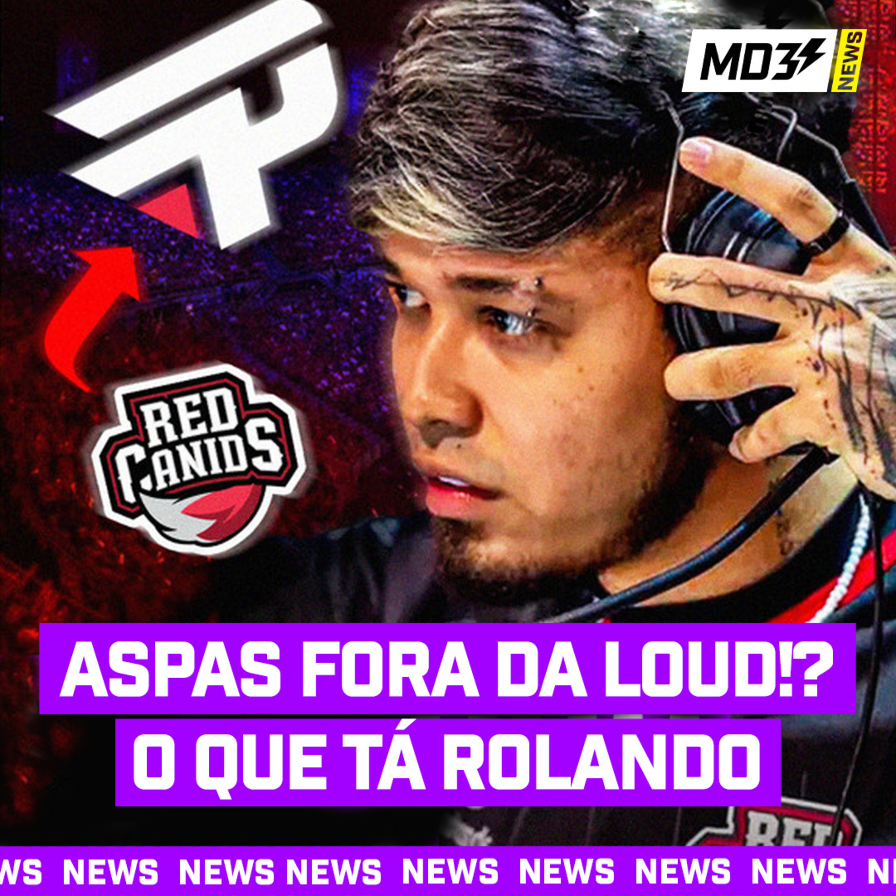 ASPAS FORA DA LOUD e começou a DANÇA DAS CADEIRAS DO CBLOL - MD3 News #16 episode artwork