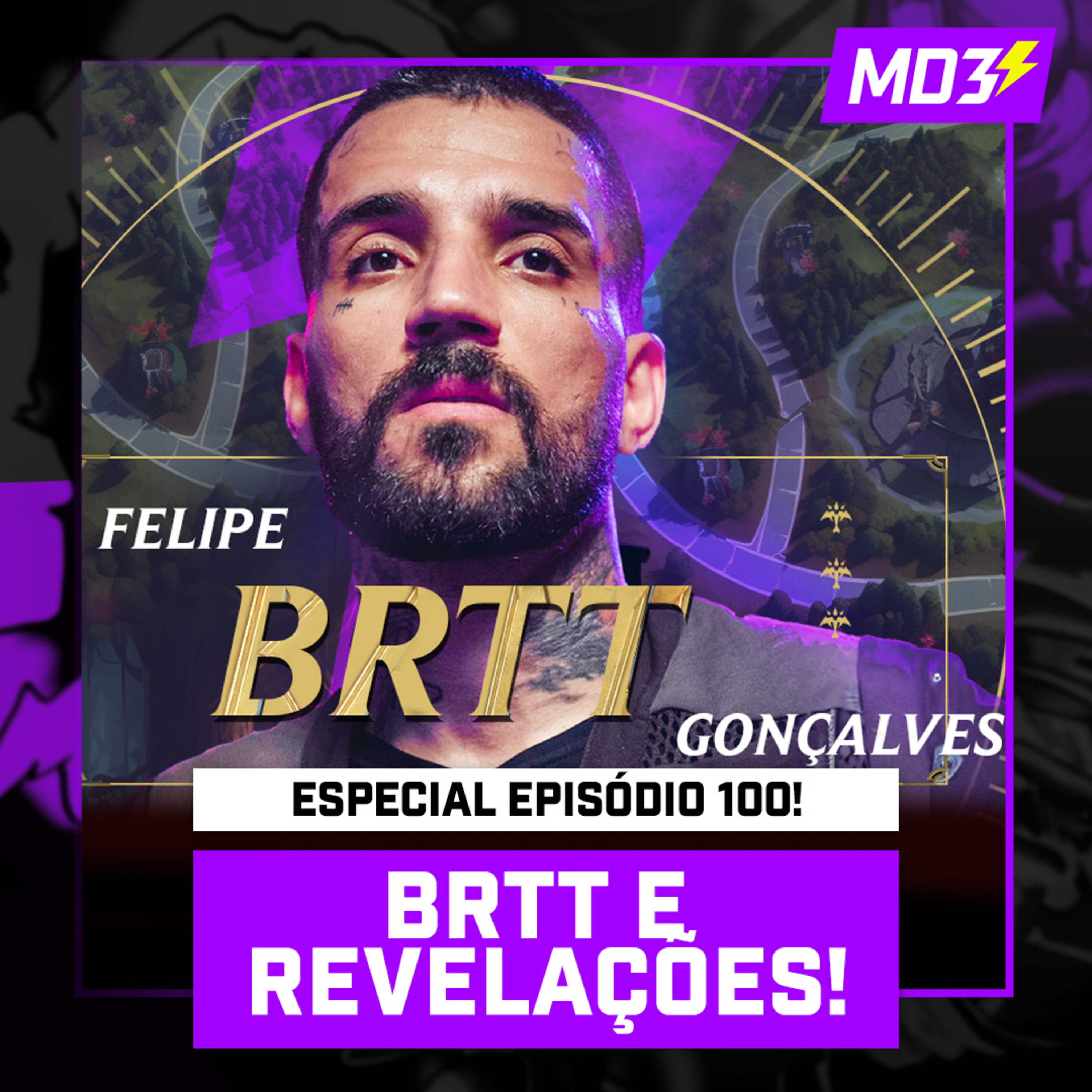 ESPECIAL MD3 100 EPISÓDIOS com brTT, relembrando a história de LEAGUE OF LEGENDS — #MD3 #100 episode artwork