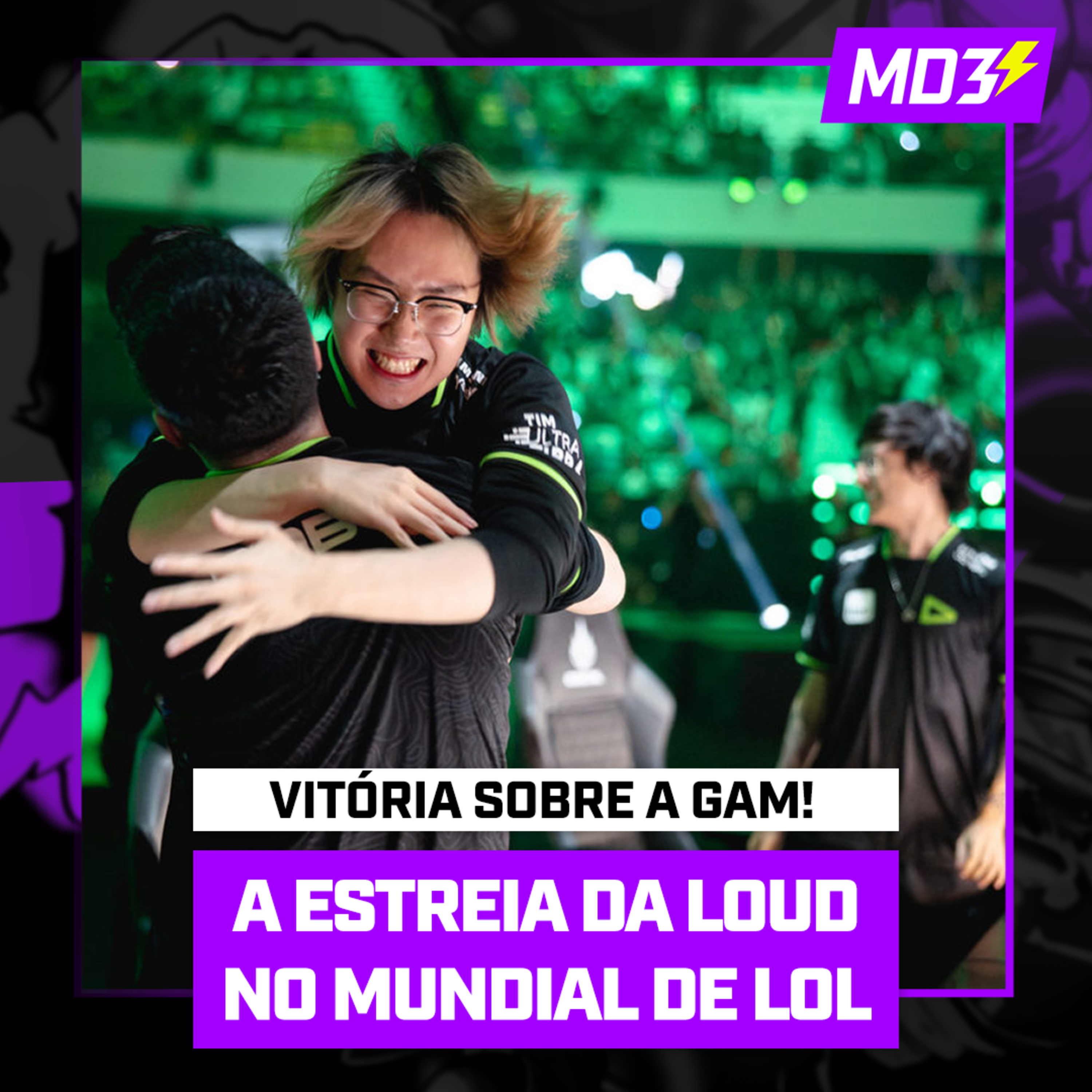 A ESTREIA (com vitória!) da LOUD NO MUNDIAL DE LOL — MD3 #102 episode artwork