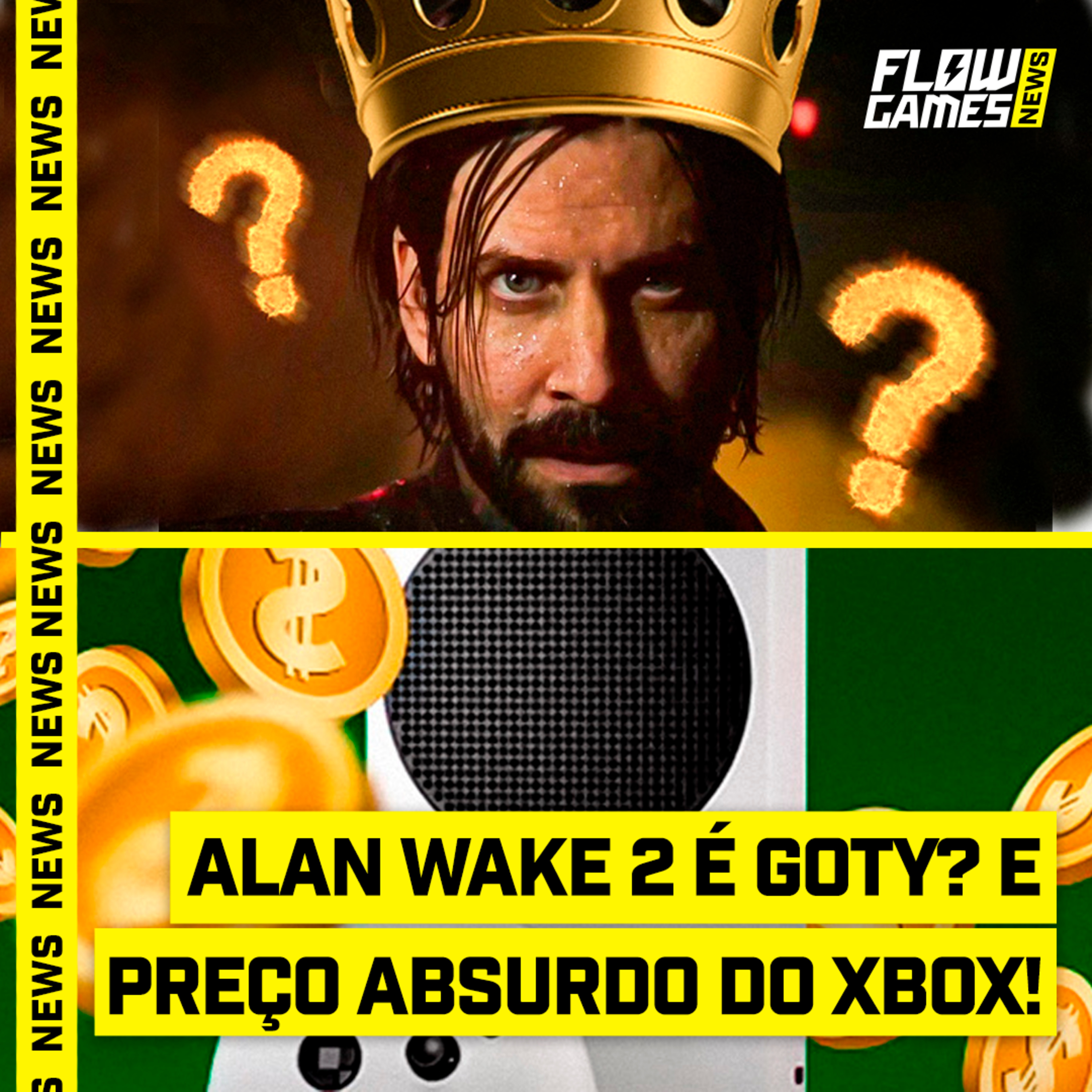 ALAN WAKE 2 é GOTY? E o aumento ABSURDO no PREÇO do XBOX SERIES S! - #FGN #96 episode artwork