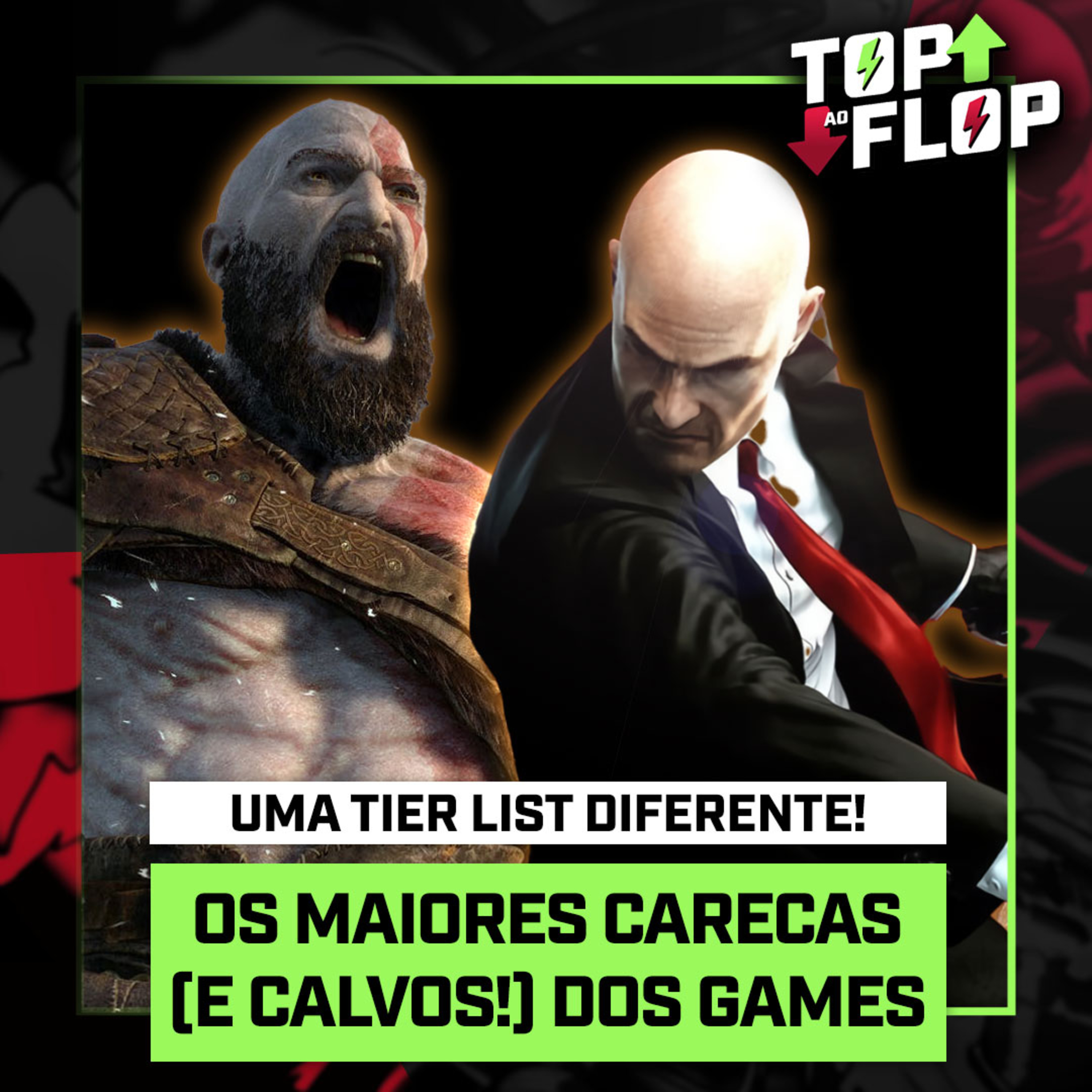 OS MELHORES CARECAS (OU CALVOS!) DOS GAMES - TOP AO FLOP #001 episode artwork