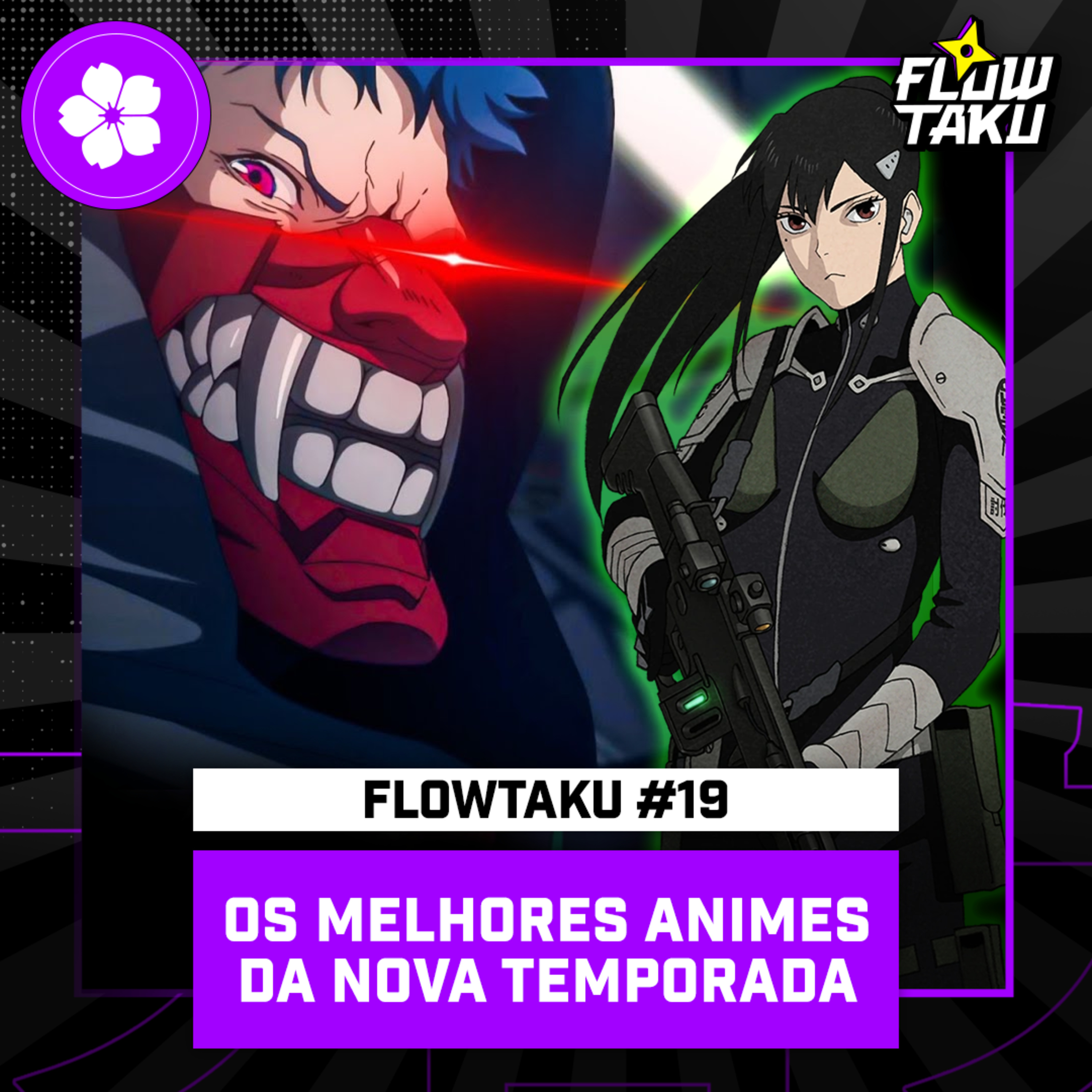 KAIJU NO. 8 É O MELHOR DO ANO? OS MELHORES ANIMES DA NOVA TEMPORADA — #Flowtaku #19 episode artwork