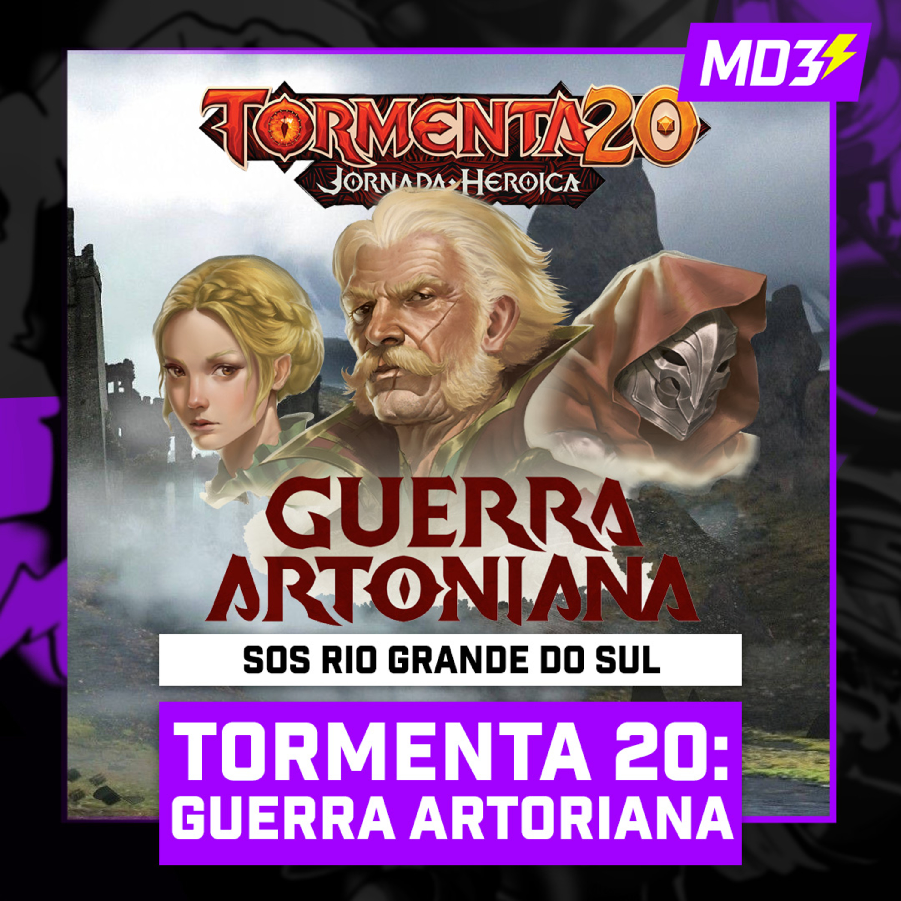 ESPECIAL RPG, TORMENTA, O MELHOR RPG DO MUNDO ft. LEONEL CALDELA — #MD3 #154 episode artwork