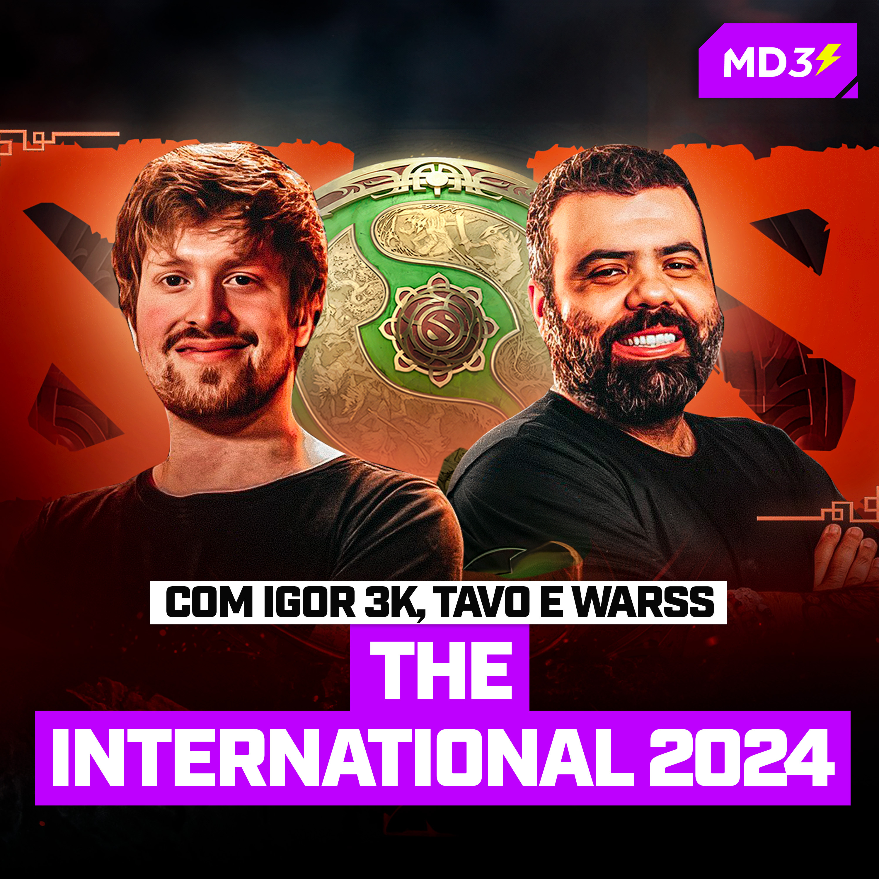 ESPECIAL THE INTERNATIONAL DOTA 2 com IGOR 3K, TAVO E RENAN WARSS — #MD3 #177 episode artwork