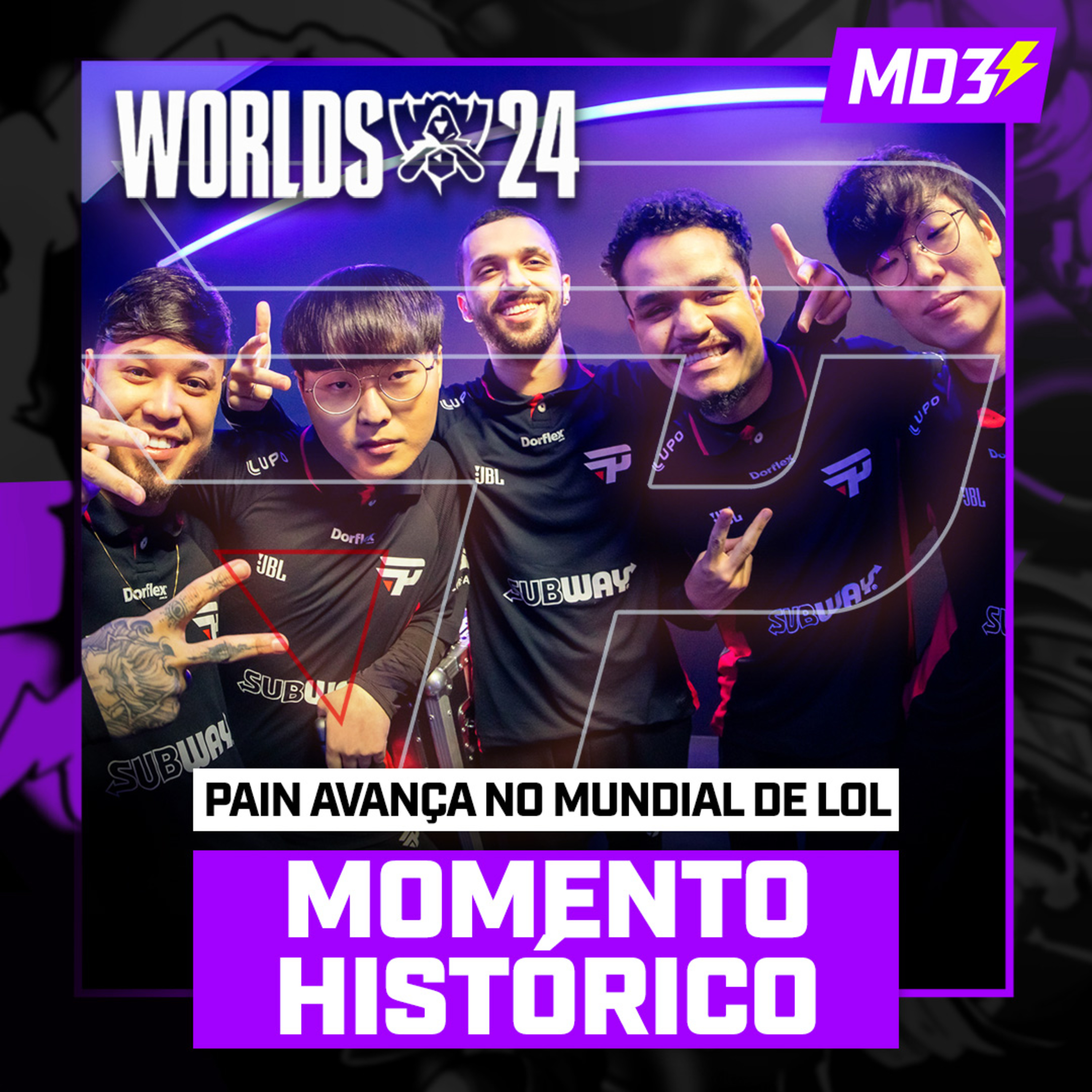 MOMENTO HISTÓRICO, PAIN VENCE R7 e AVANÇA para a FASE DE GRUPOS NO MUNDIAL DE LOL — #MD3 #183 episode artwork