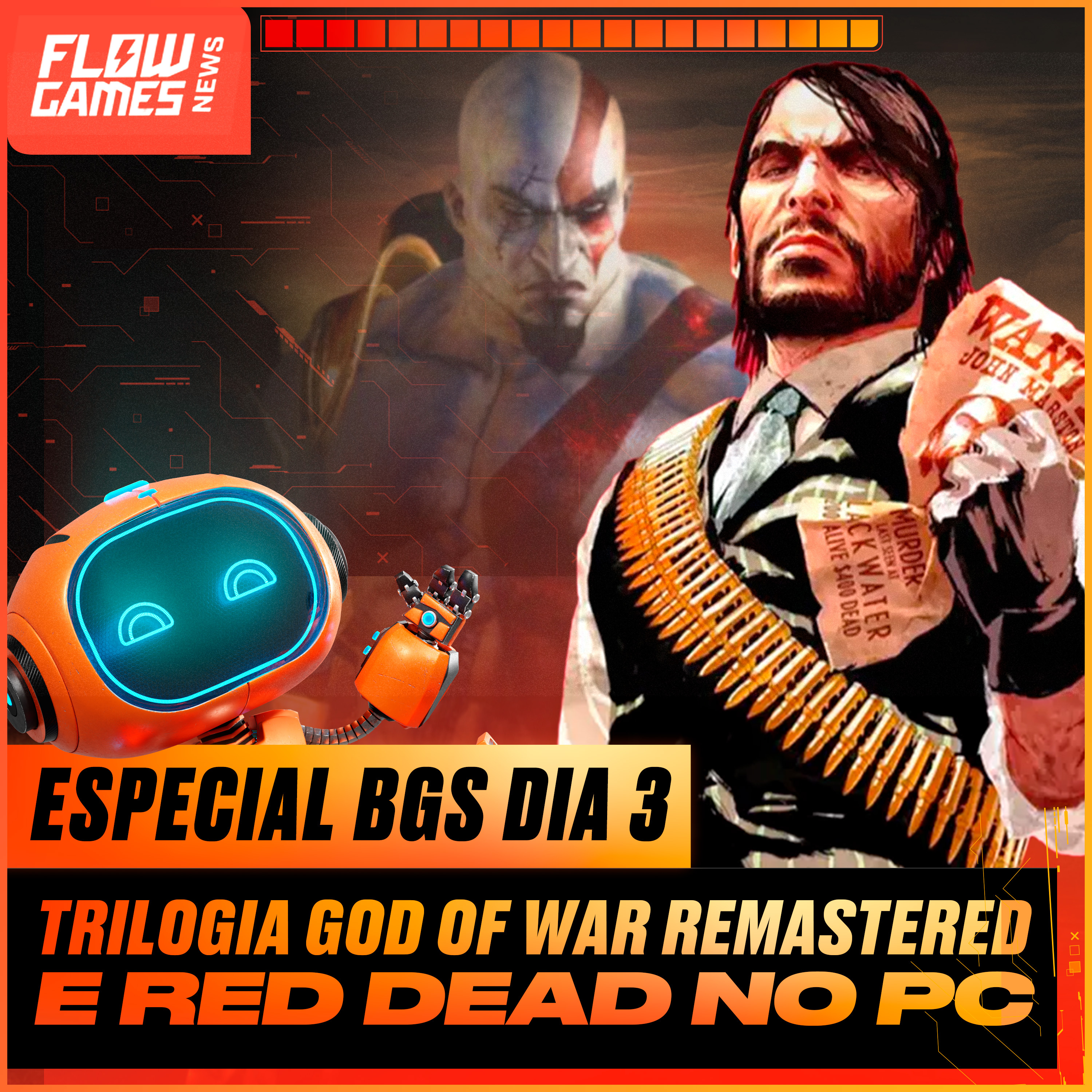TRILOGIA GOD OF WAR REMASTERED E RED DEAD NO PC - #FGN #148 episode artwork