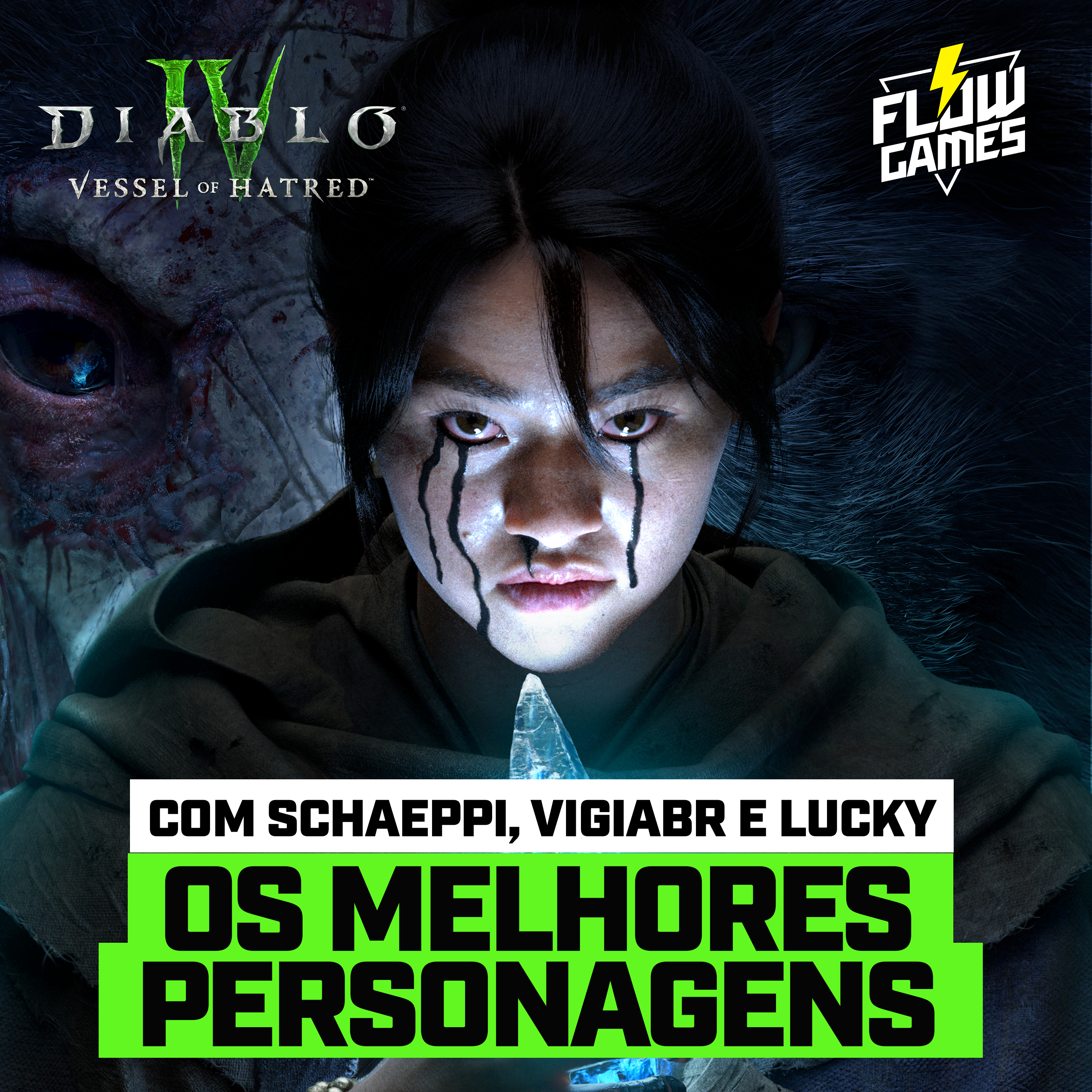 OS MELHORES PERSONAGENS DE DIABLO IV ft. VIGIABR E LUCKY - #flowgames #129 episode artwork
