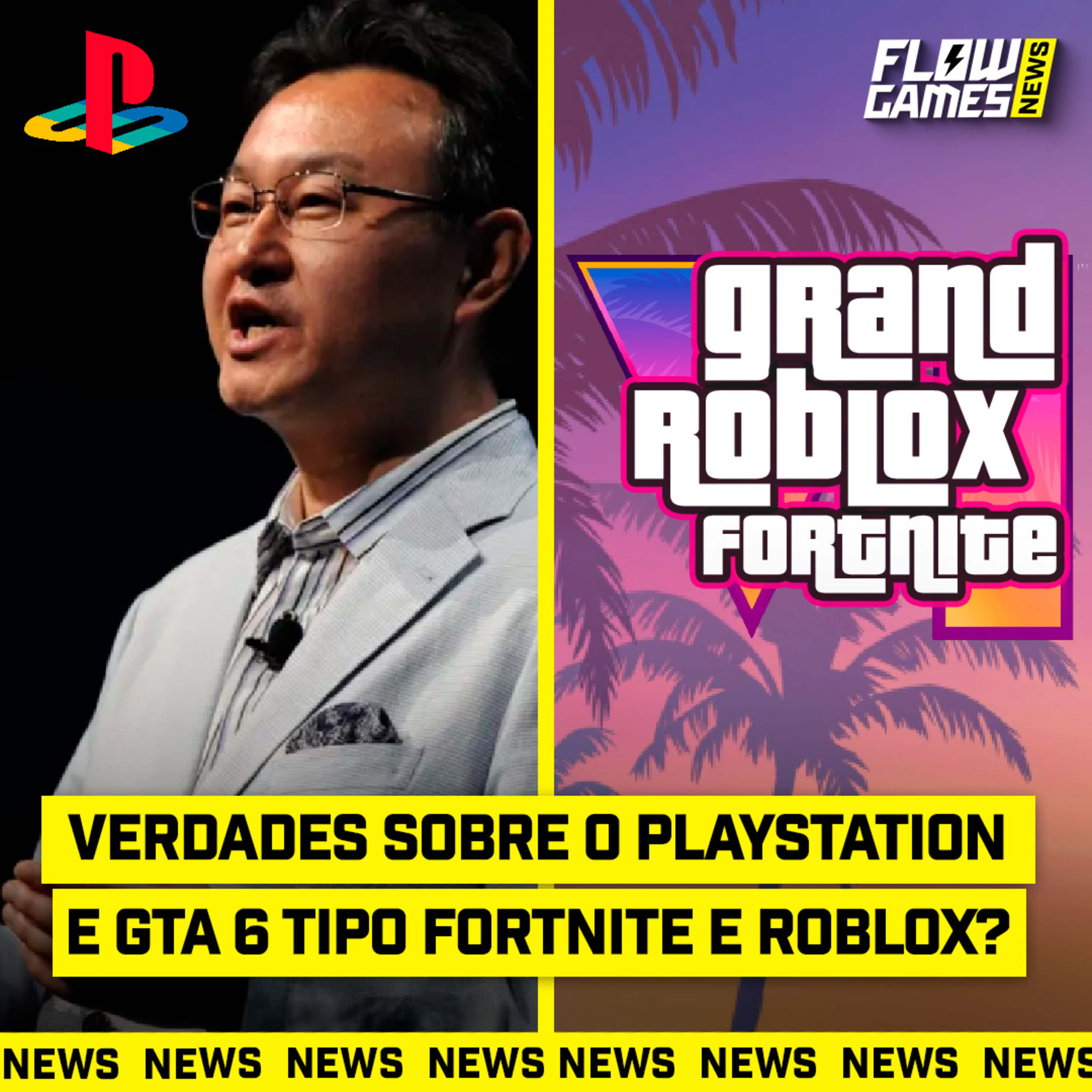 VERDADES REVELADAS sobre o PLAYSTATION e GTA 6 tipo FORTNITE e ROBLOX? - #FGN #163 episode artwork