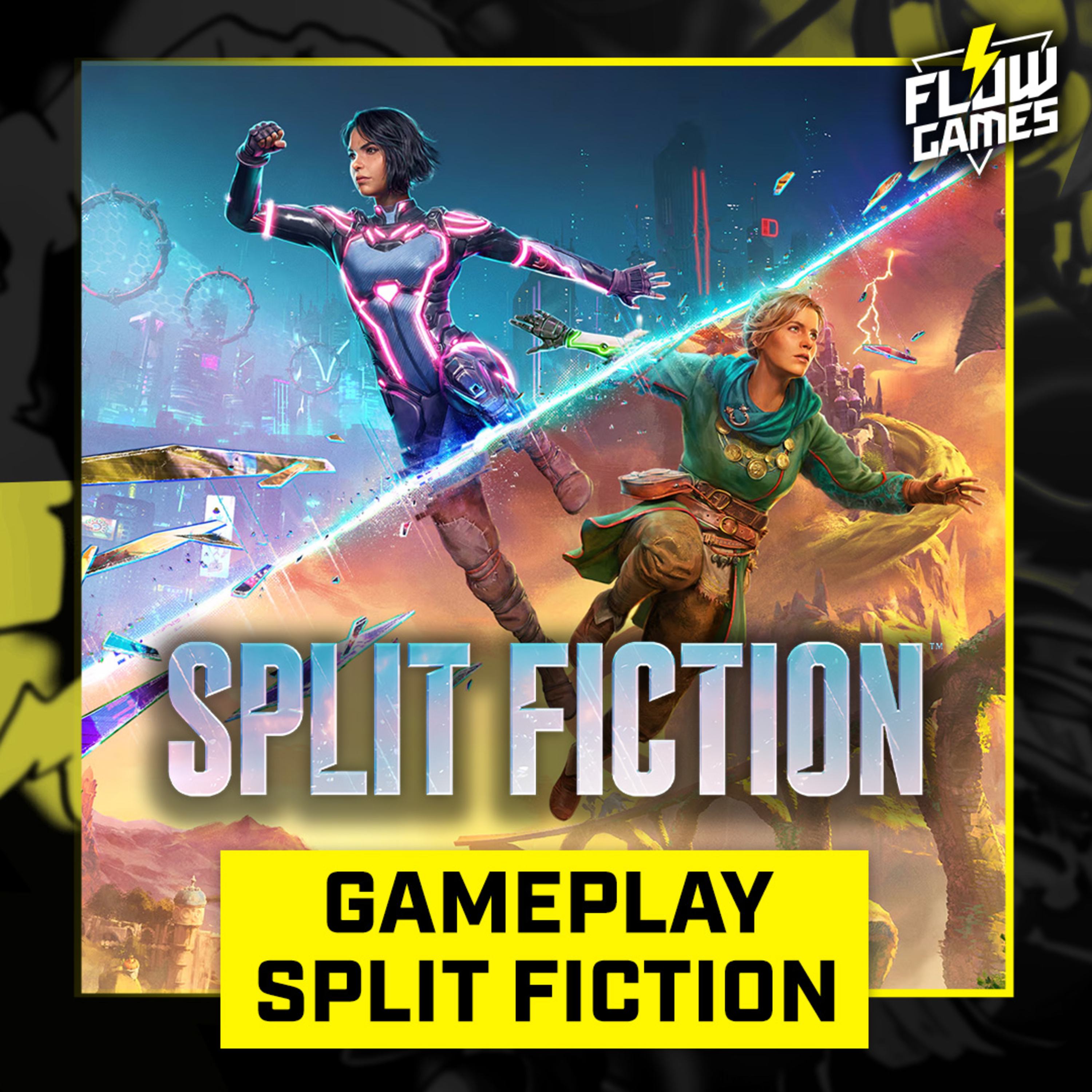 SPLIT FICTION, o INÍCIO do GAMEPLAY, esse tem CHANCE ao GOTY? - #flowgames episode artwork