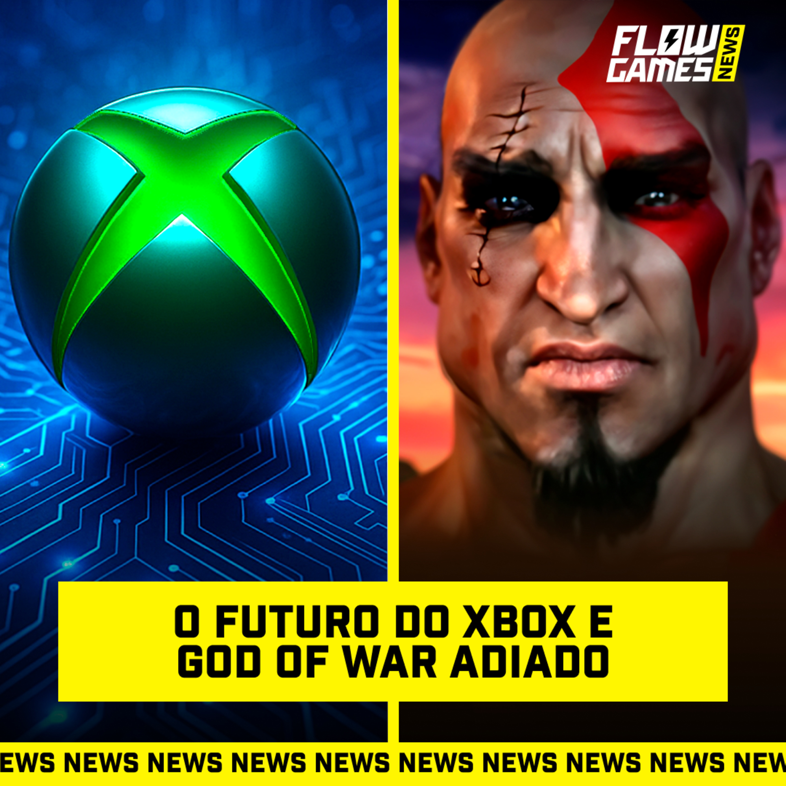 O FUTURO do XBOX TEM CONSOLE e GOD OF WAR na GRÉCIA JÁ foi ADIADO - #FGN #182 episode artwork