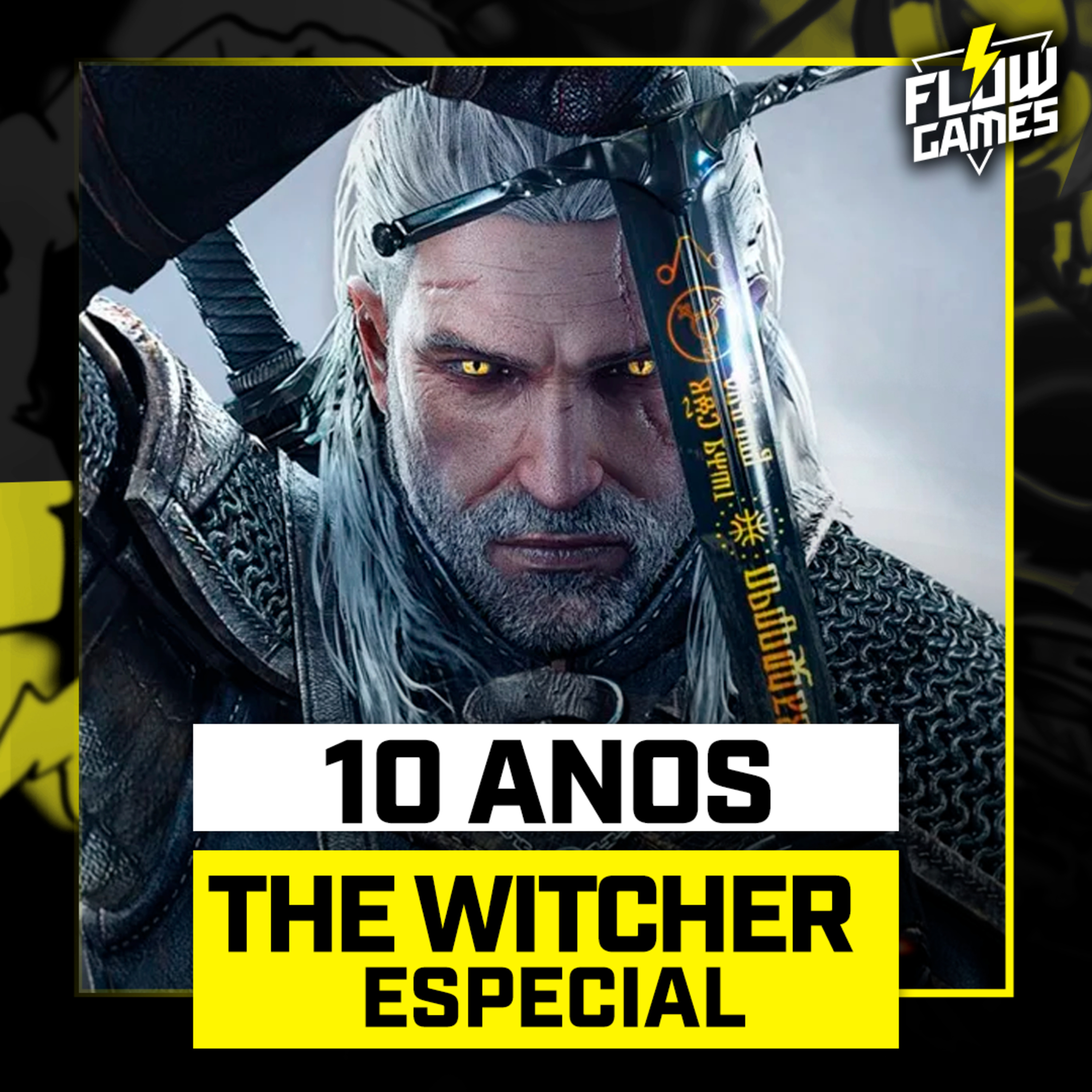 ESPECIAL 10 ANOS DE THE WITCHER 3 ft. COLUCCI E SÉRGIO MORENO - #flowgames #155 episode artwork