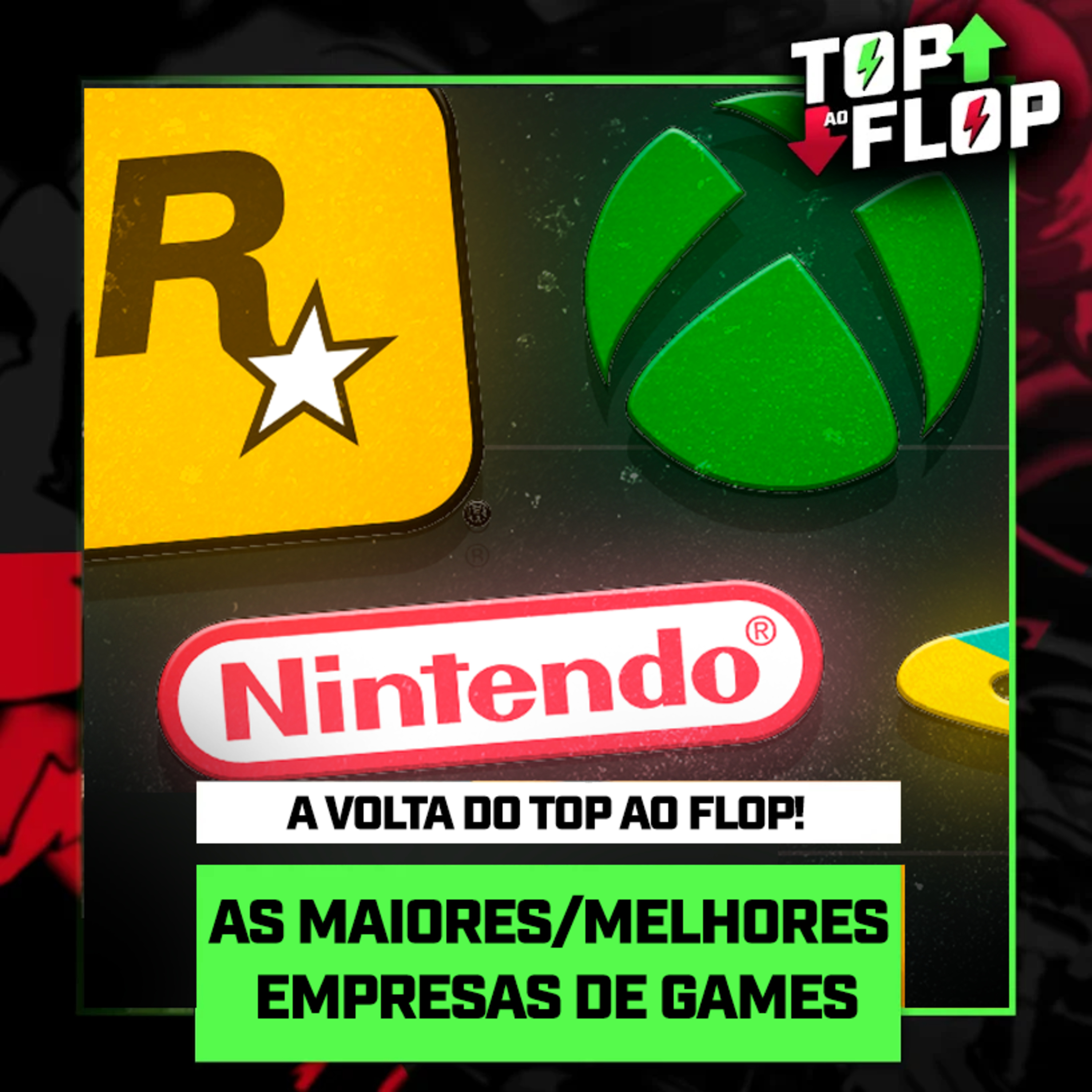 AS MELHORES / MAIORES EMPRESAS de GAMES - TOP AO FLOP #08