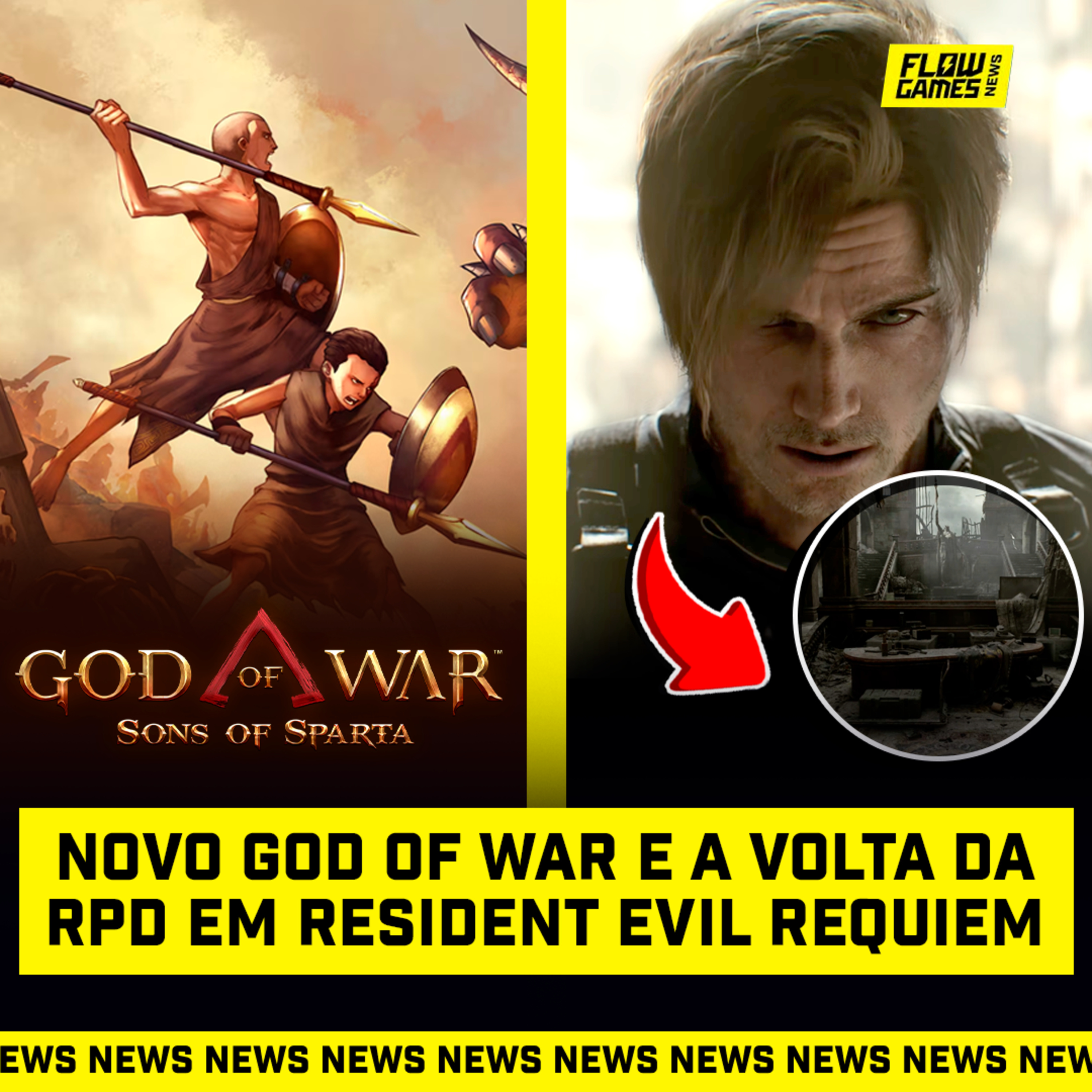 NOVO GOD OF WAR E A VOLTA DA RPD EM RESIDENT EVIL REQUIEM - #FGN #212